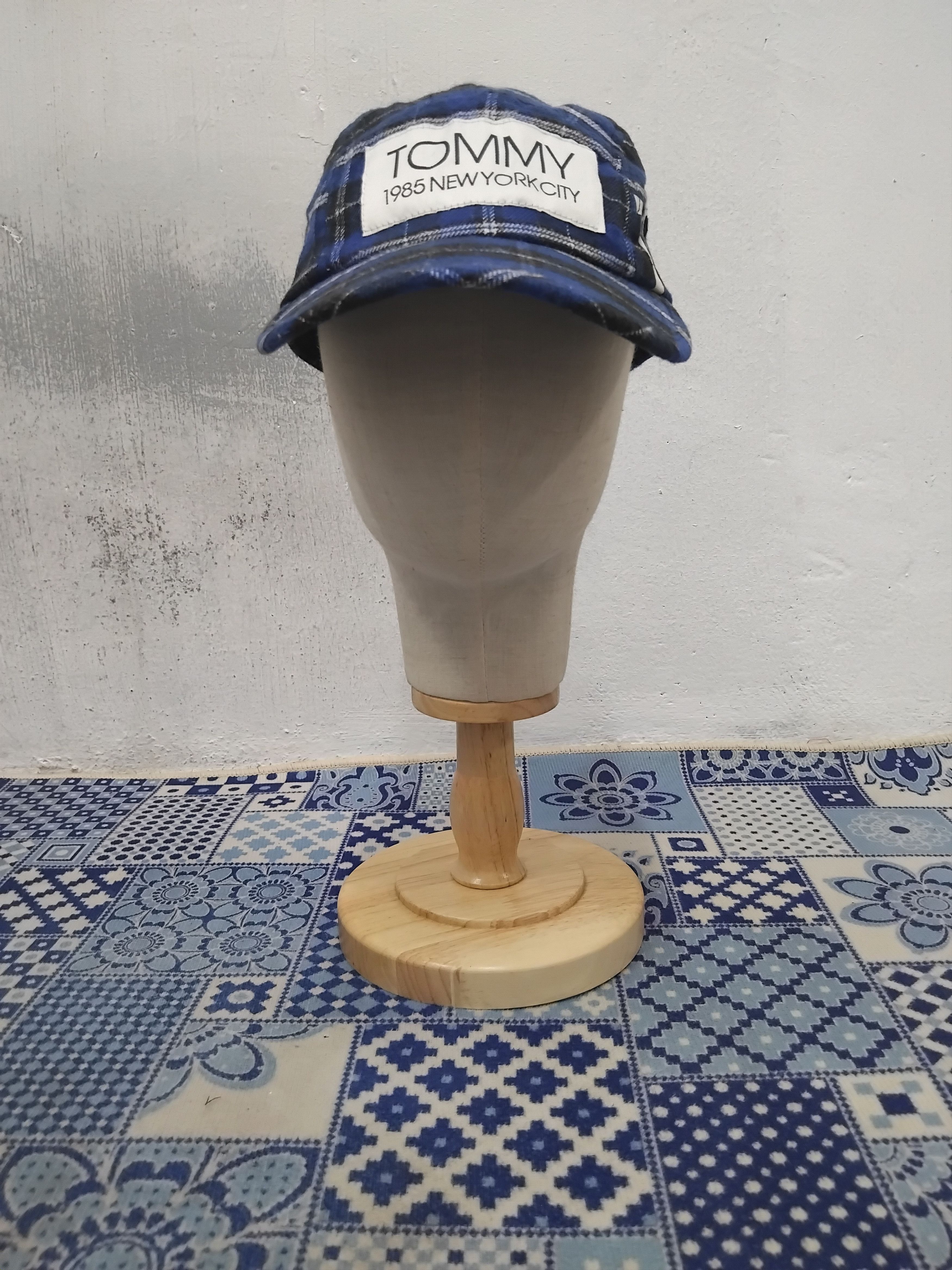 Tommy Hilfiger 💥Tommy Hilfiger checked blue cap Size ONE SIZE - 5 Thumbnail