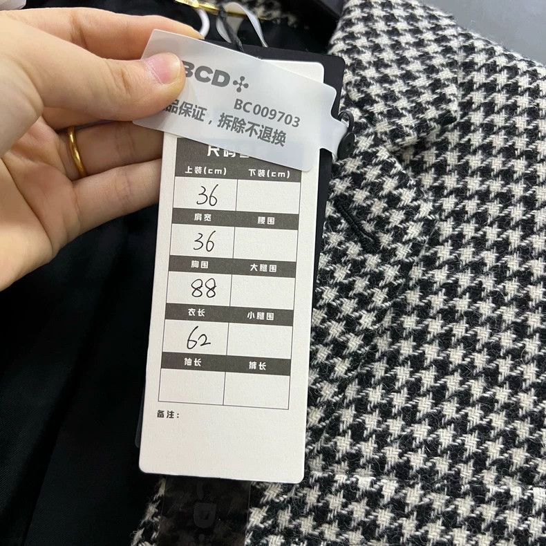 Saint Laurent Paris Saint Laurent Paris Houndstooth blazer 2505-Nextarrow Size XS / US 0-2 / IT 36-38 - 3 Thumbnail