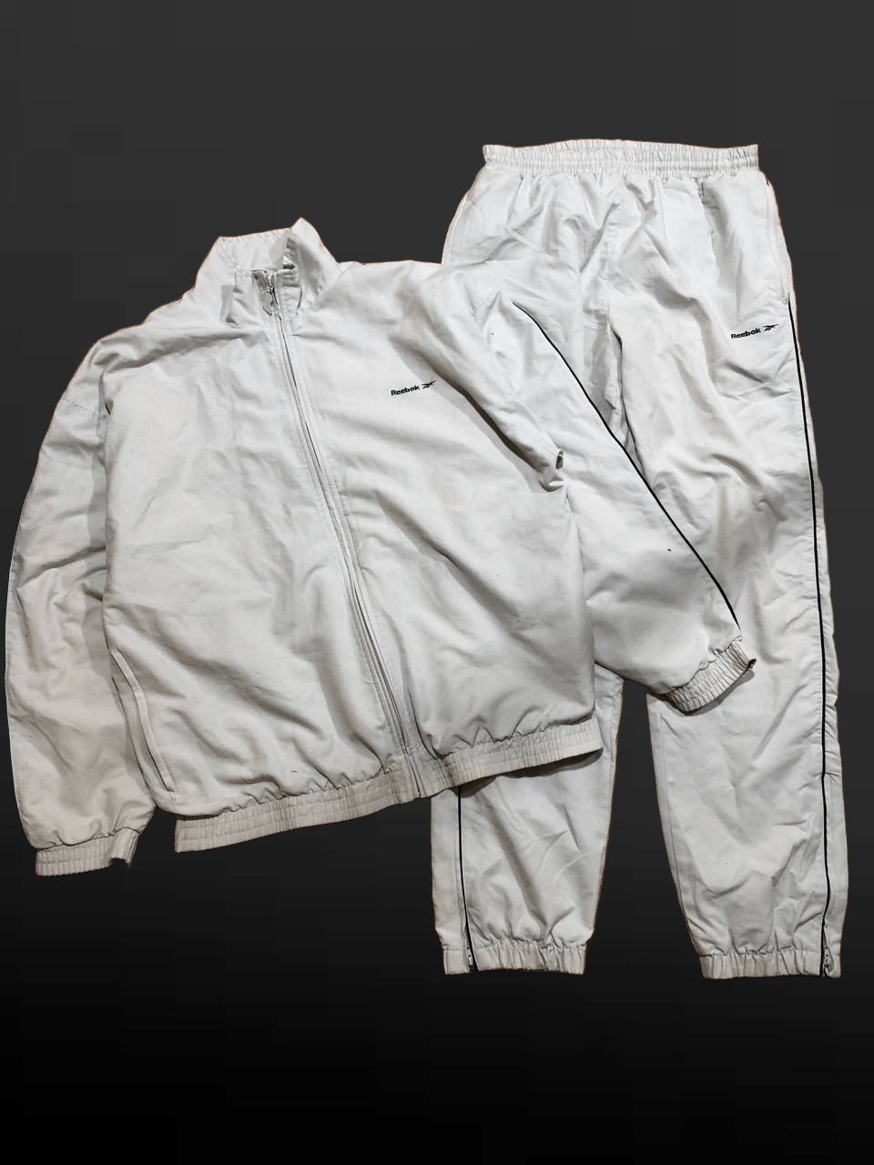 Reebok Vintage Reebok Tracksuit Full Zip Track Jacket Pants 90s Size US S / EU 44-46 / 1 - 1 Thumbnail