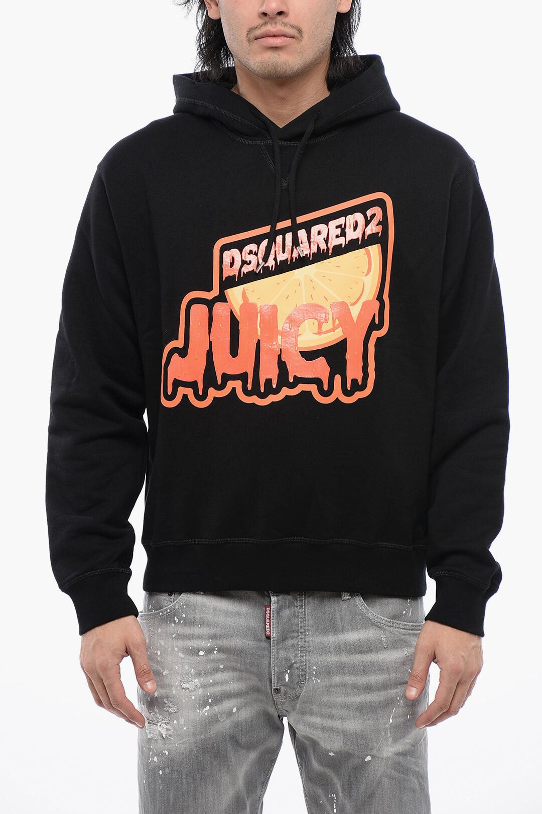 Dsquared2 Brushed Cotton Cool Fit Hoodie D2 JUICY Size US XXL / EU 58 / 5 - 1 Thumbnail