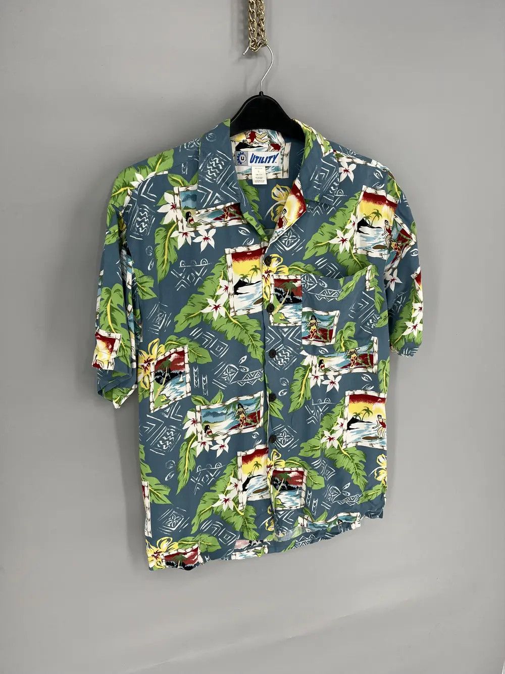 Vintage Vintage Y2K Art Streetwear Hawaiian Travis Scott style Size US M / EU 48-50 / 2 - 2 Thumbnail