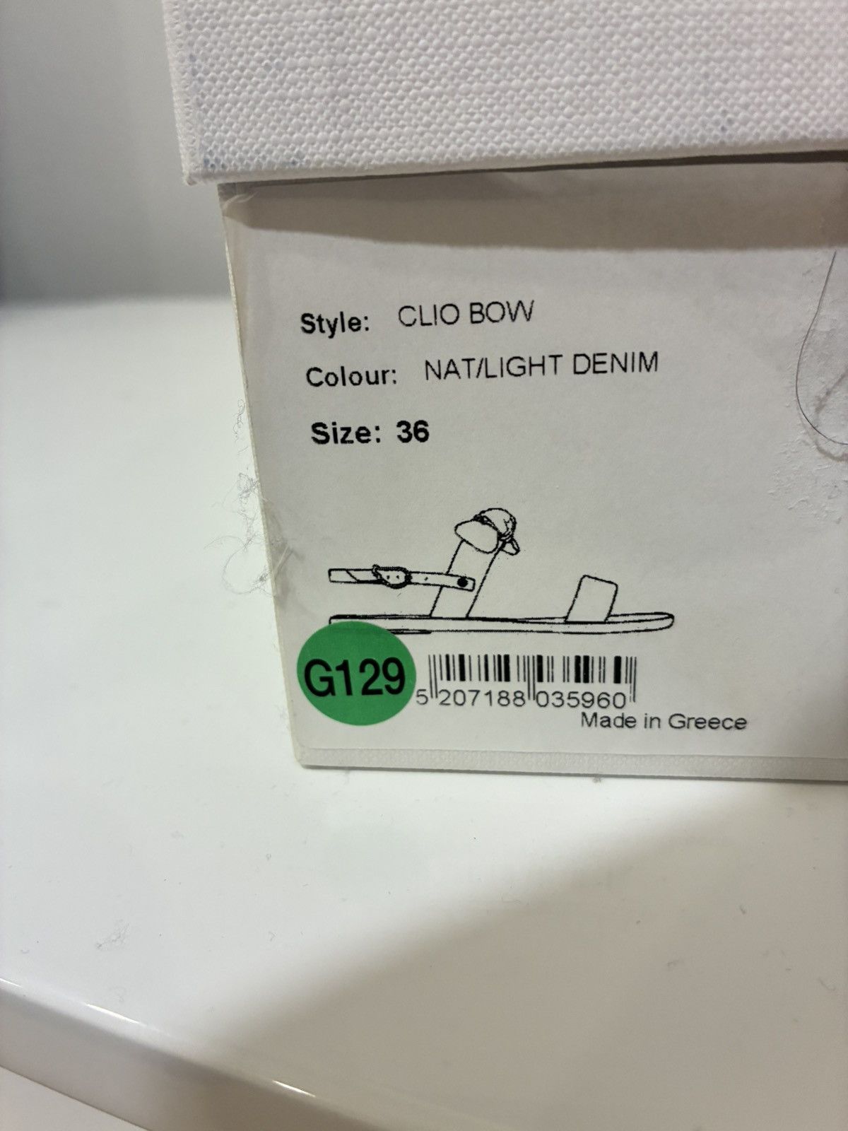 Ancient Greek Sandals Ancient Greek Clio Bow sandal Size 6 Size US 6 / IT 36 - 11 Thumbnail