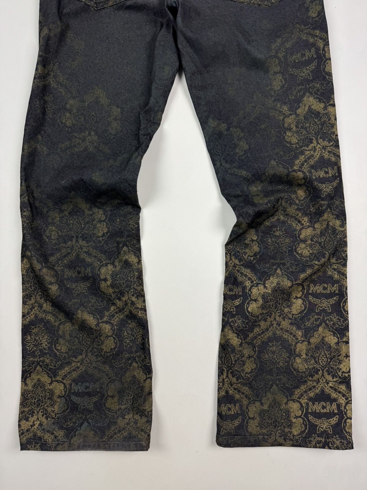 MCM Vintage Faded MCM Monogram Graphic Pants Size 31" - 13 Thumbnail