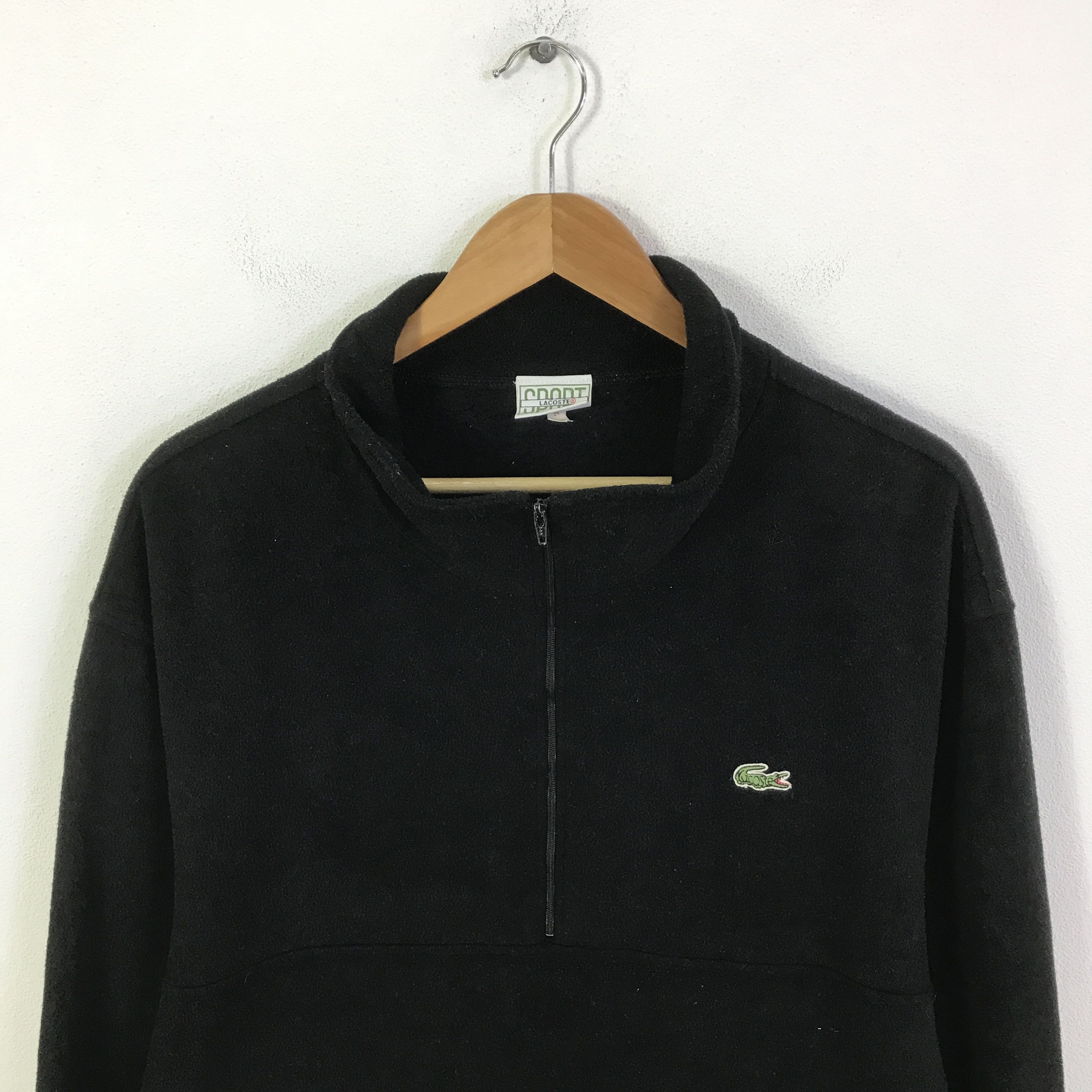 Lacoste lacoste fleece black jacket K113B18 Size US XL / EU 56 / 4 - 2 Thumbnail