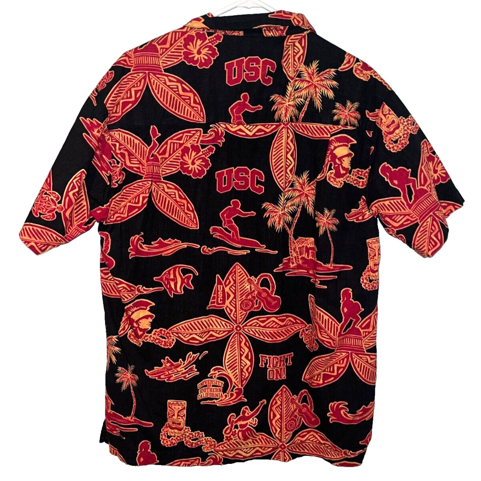 Other USC Team Trojans NCAA Luau Hawaiian Surfing Button Up Sz. M Size US M / EU 48-50 / 2 - 10 Thumbnail