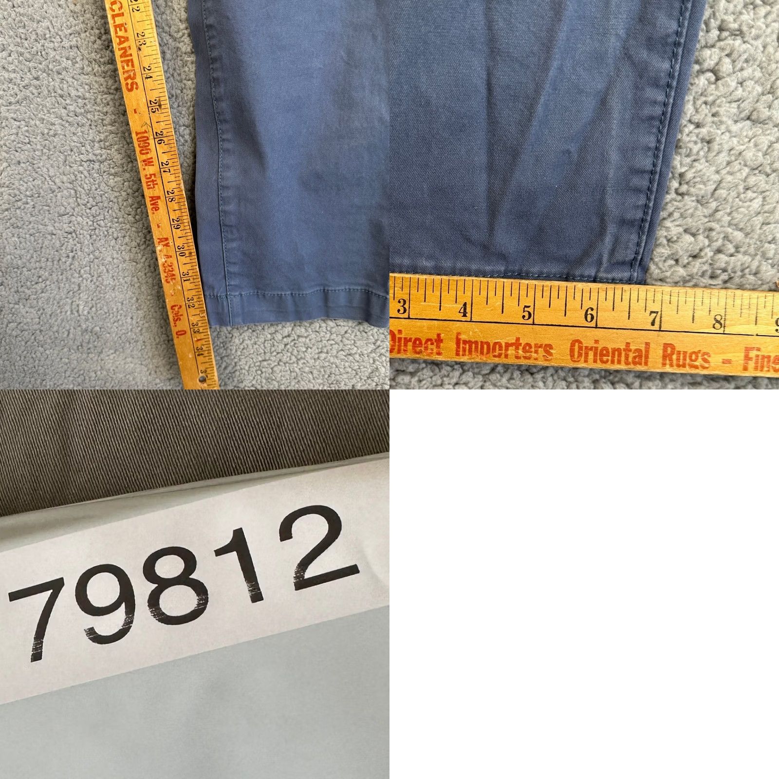 Gap VINTAGE Gap Pants Khaki Men 36X34 Blue Chino Skinny Fit Stretch Flat Front Pocket Casual Size US 36 / EU 52 - 8 Thumbnail