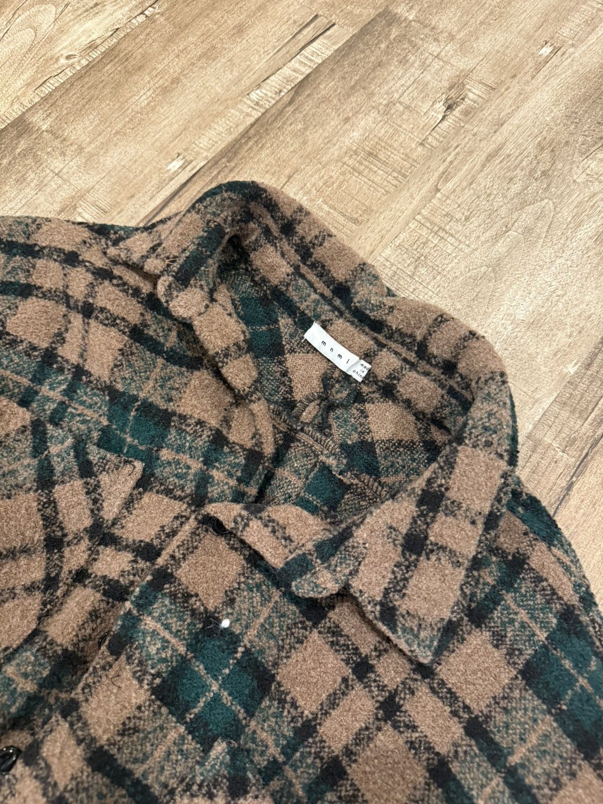 MNML Knit Waffle Flanner Size US XL / EU 56 / 4 - 2 Thumbnail