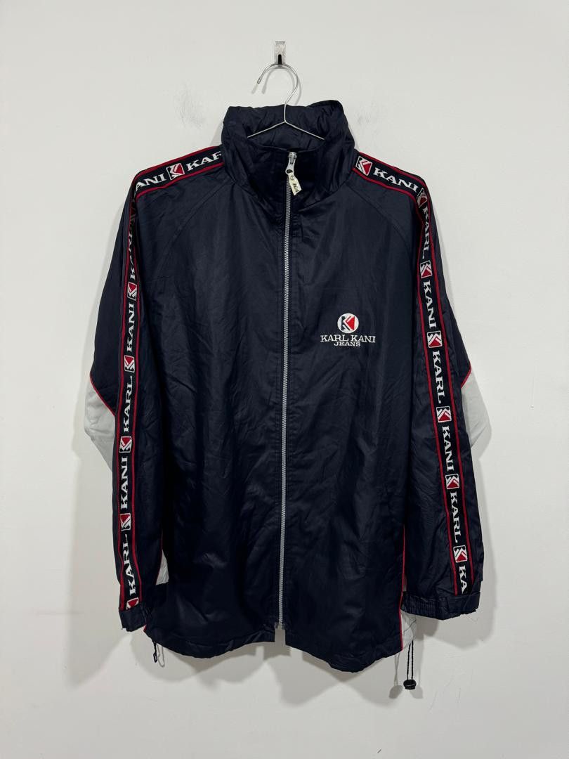 Karl Kani × Vintage Vintage 90s Karl Kani Backhit Oversized Light Jacket Size US L / EU 52-54 / 3 - 1 Thumbnail