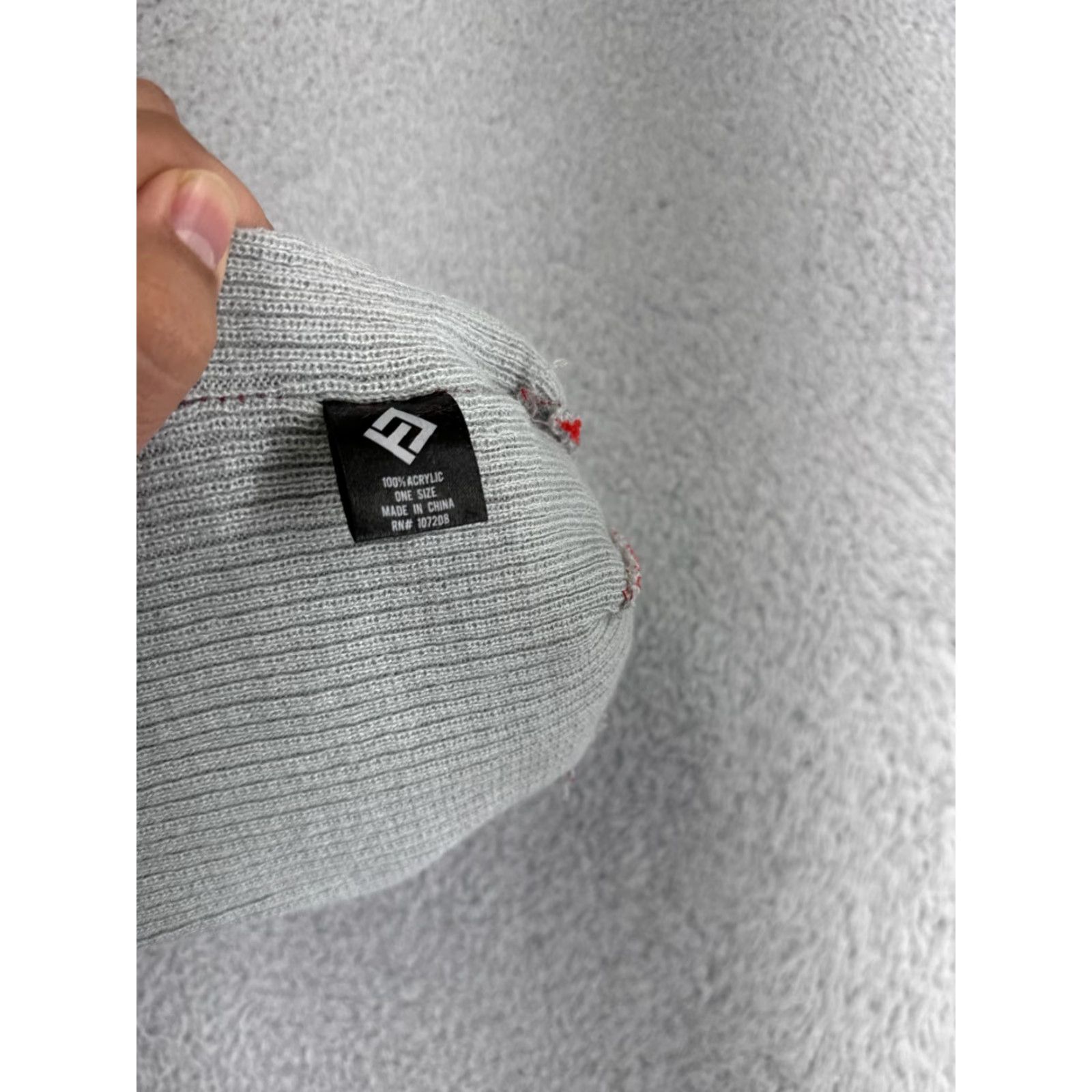 NASA NASA Beanie Adult One Size Red Gray Blue Pom Knit 100% Acrylic STEM Space Hat Men Beanie, Thermal Outdoor Seasonal Wear Size ONE SIZE - 5 Thumbnail