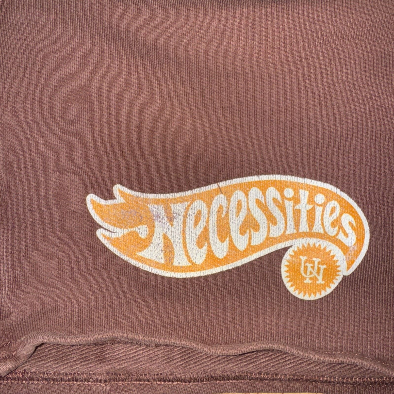 Vintage Urban Necessities Volleyball Sweat Shorts Brown S 28x7 Size US 28 / EU 44 - 2 Thumbnail