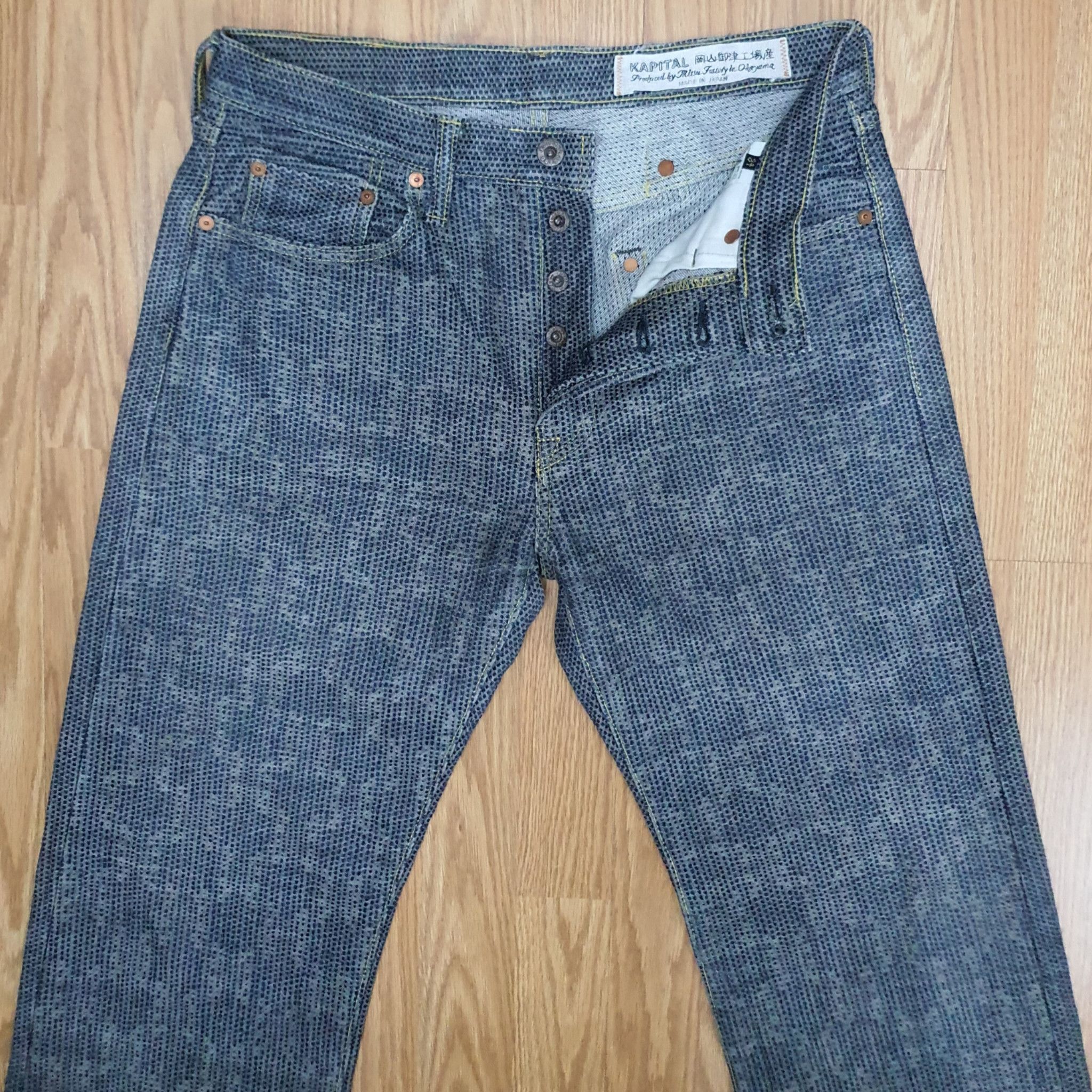 Kapital Waist 31" Kapital Century Denim Monkey Cisco Jeans Sashiko Size US 31 - 1 Thumbnail