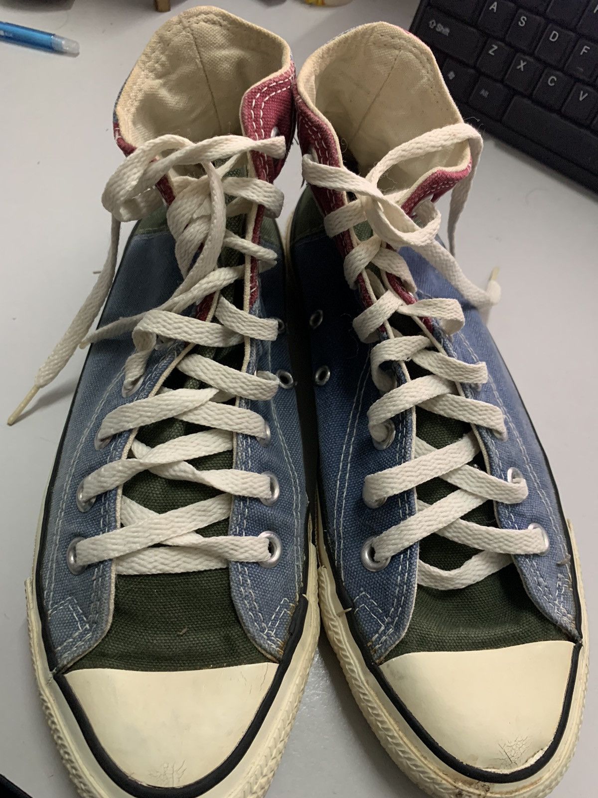 Converse × Vintage Converse made in usa highcut 1990 Size US 6.5 / EU 39-40 - 14 Thumbnail
