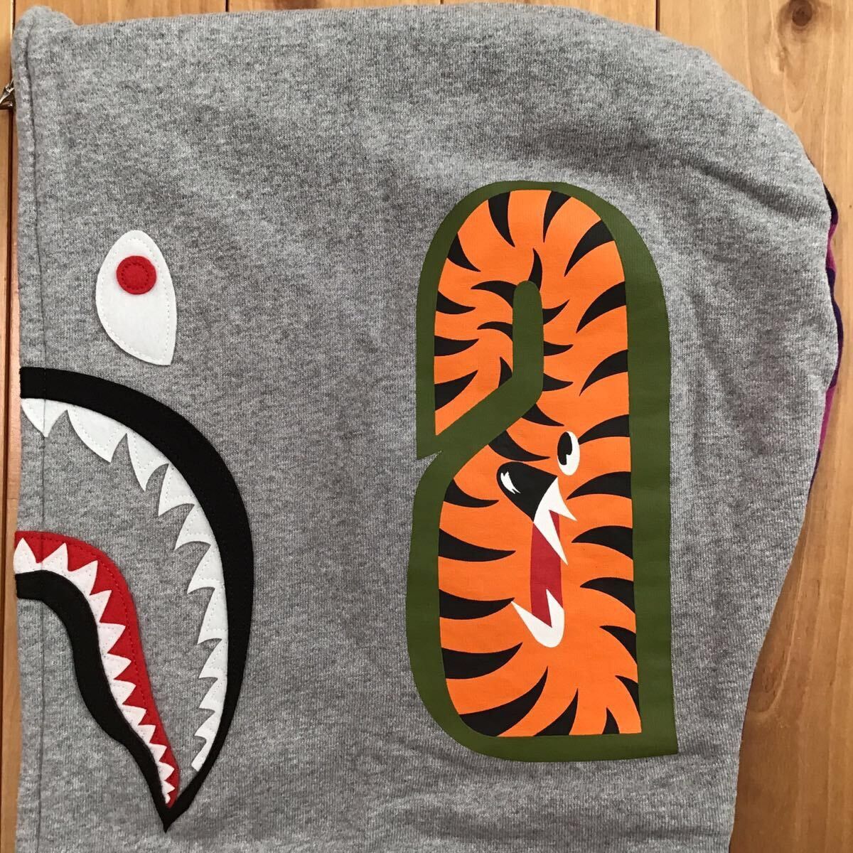 Bape 🔥2XL🔥 BAPE Purple camo Shark full zip Hoodie a bathing ape Size US XXL / EU 58 / 5 - 5 Thumbnail