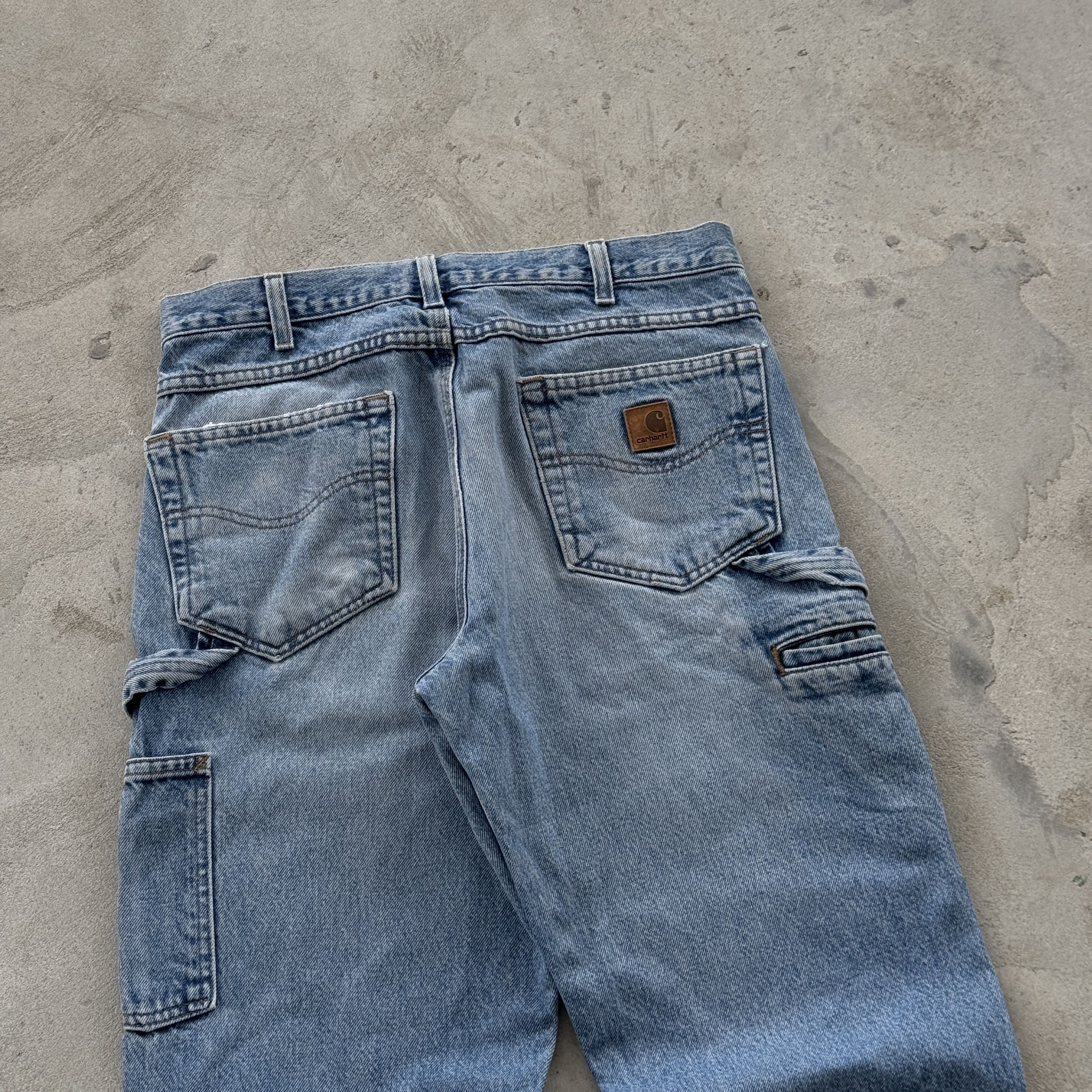 Carhartt Vintage Carhartt Carpenter Single Knee Denim Pants Size US 32 / EU 48 - 3 Thumbnail