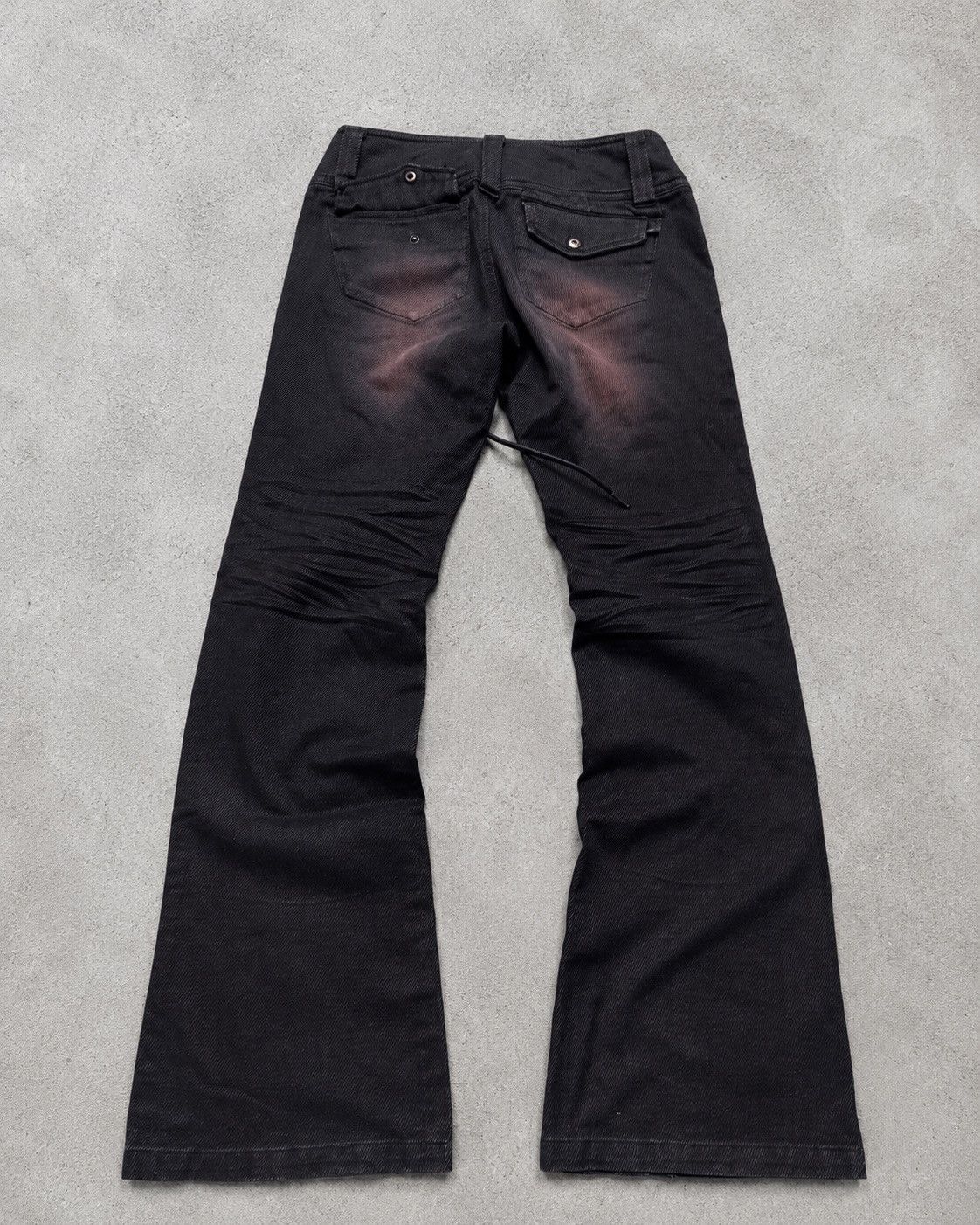 Japanese Brand BRAPPERS lace up flare jeans Size US 26 / EU 42 - 2 Thumbnail