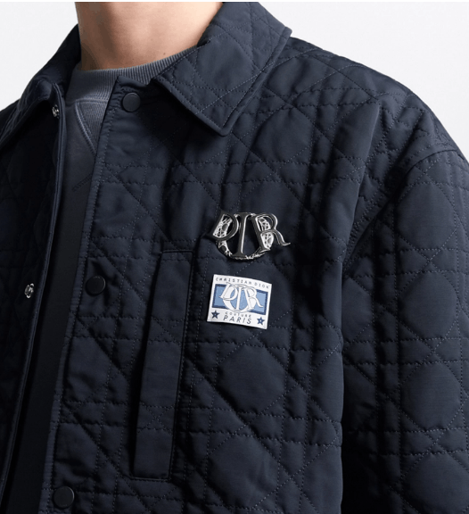 Dior o1w1db10525 493C42 Cannage Jacket in Blue Size US S / EU 44-46 / 1 - 6 Thumbnail