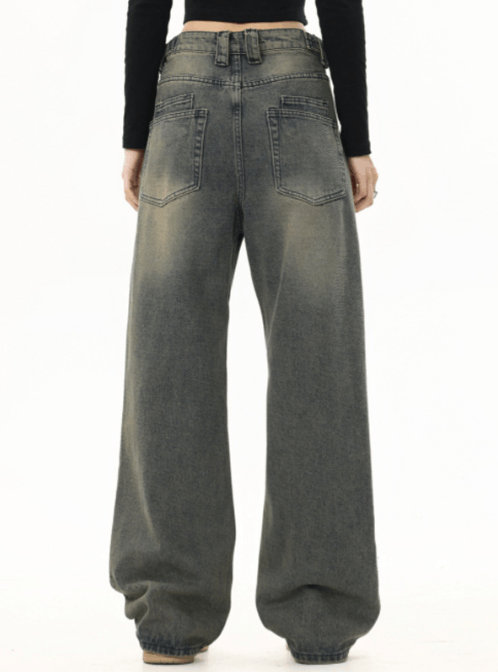 Japanese Brand × Jean Blue washed distressed men's casual jeans Size US 32 / EU 48 - 4 Thumbnail