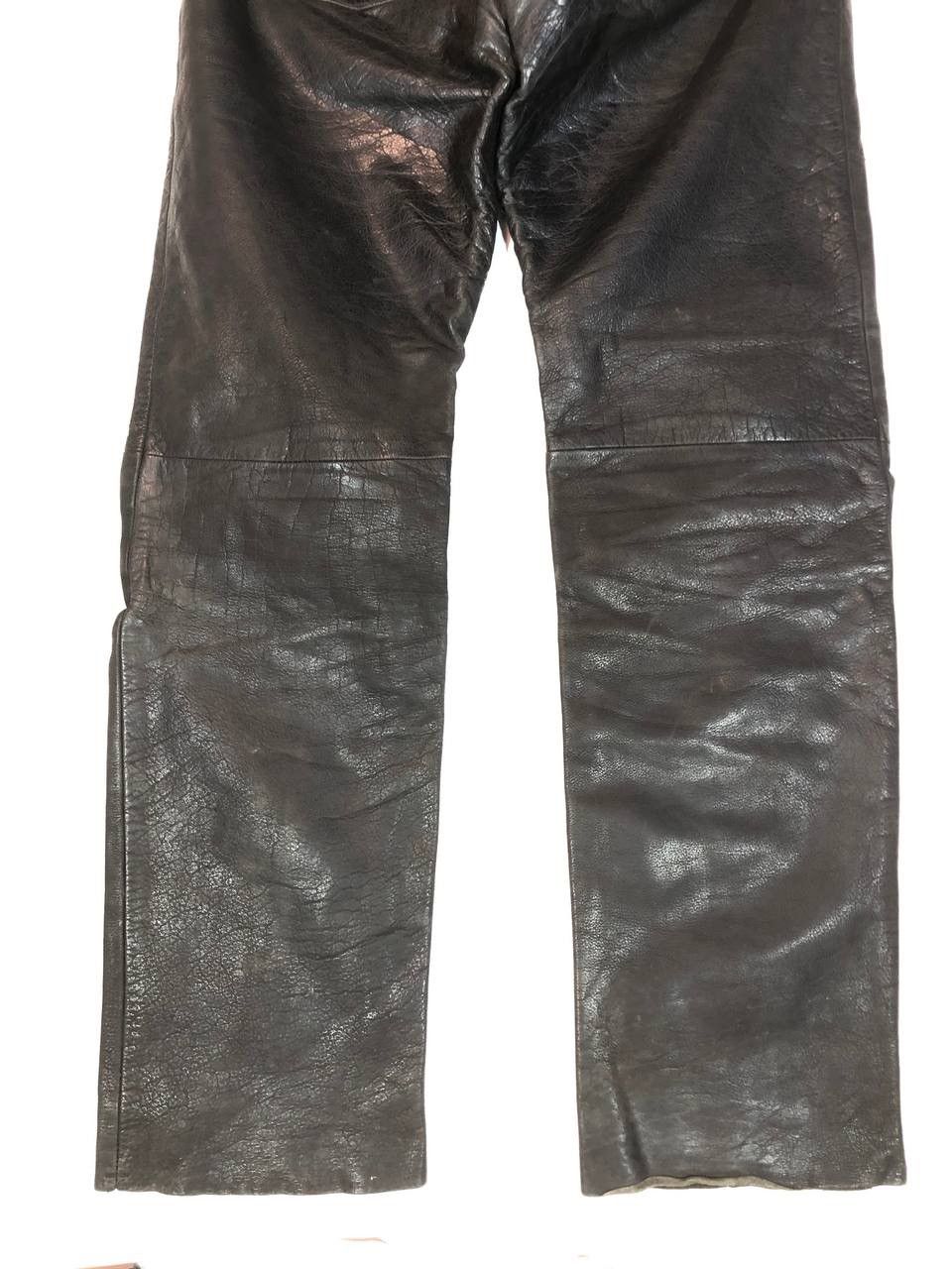 Leather × Vintage Racing Moto Leather Pants Vintage Size US 31 - 7 Thumbnail