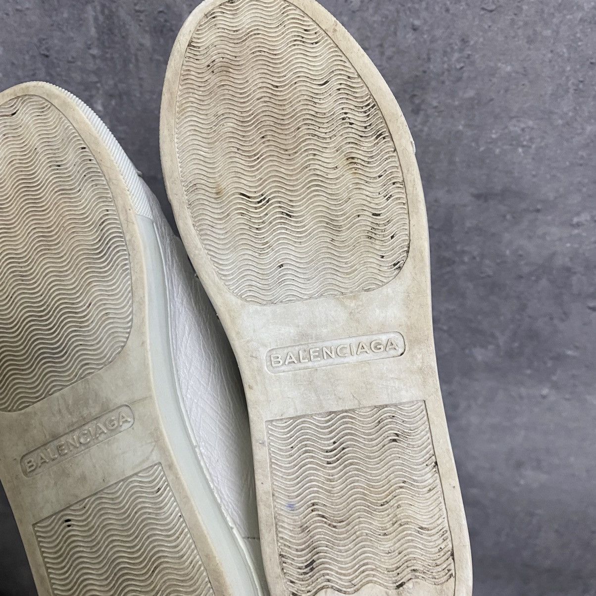Balenciaga Balenciaga Arena Low Top White Leather Shoes With Box Luxury Size US 5.5 / EU 38 - 10 Thumbnail