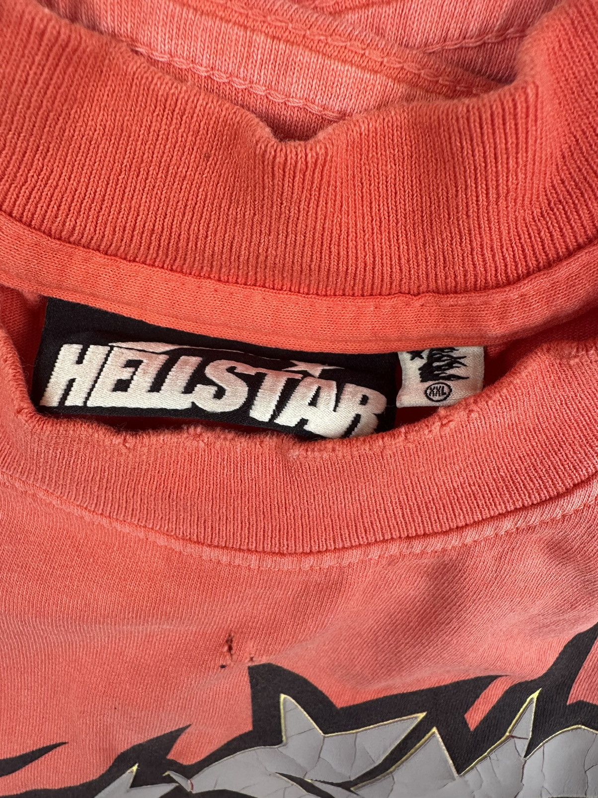 HELLSTAR Hellstar Cracked Print T-shirt Size US XXL / EU 58 / 5 - 6 Thumbnail