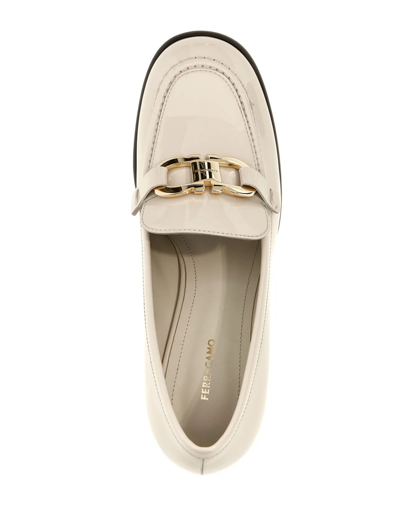 Salvatore Ferragamo o1y0426 Loafers in Beige Size US 9 / IT 39 - 4 Thumbnail