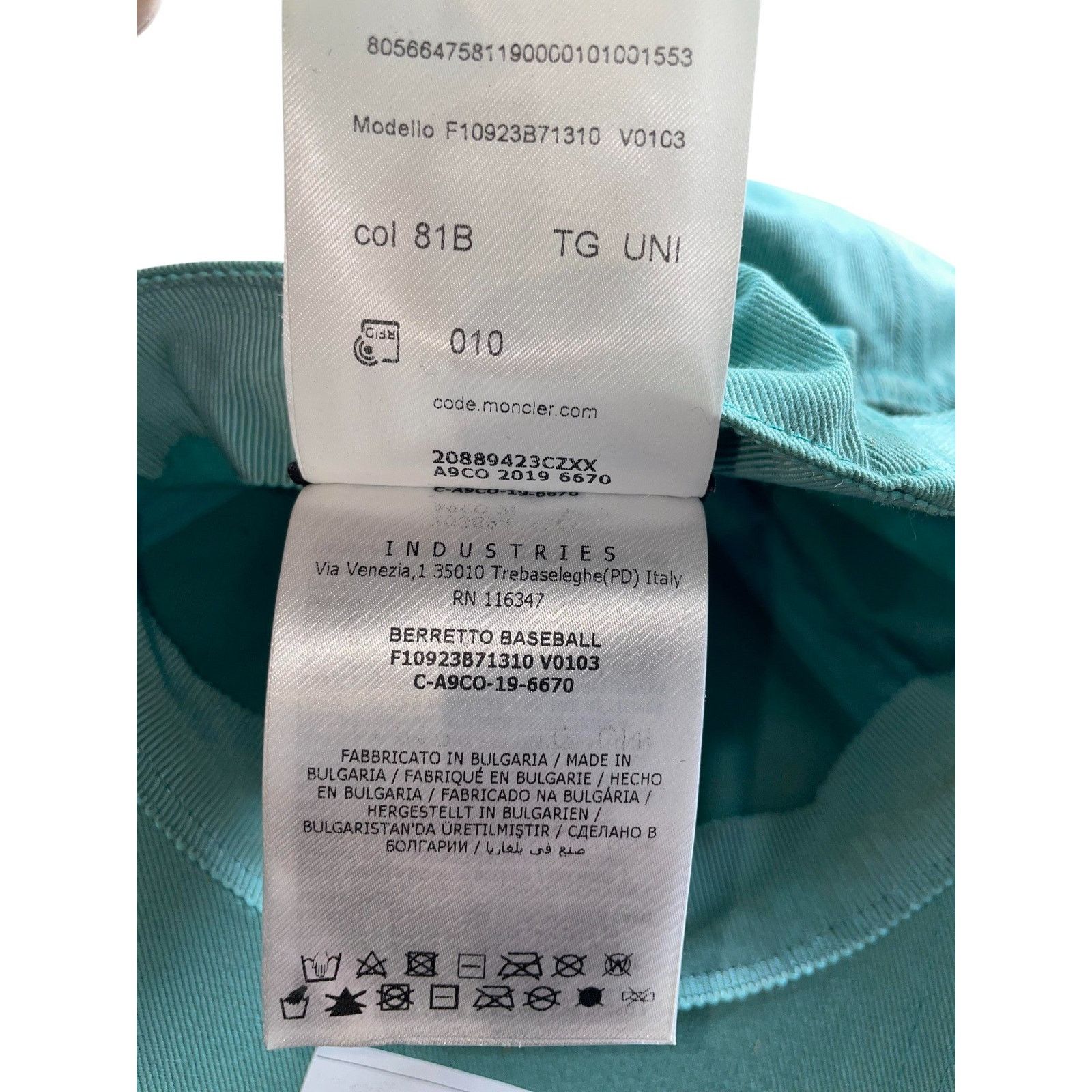 Moncler Moncler x Awake Mint Cap Size ONE SIZE - 6 Thumbnail