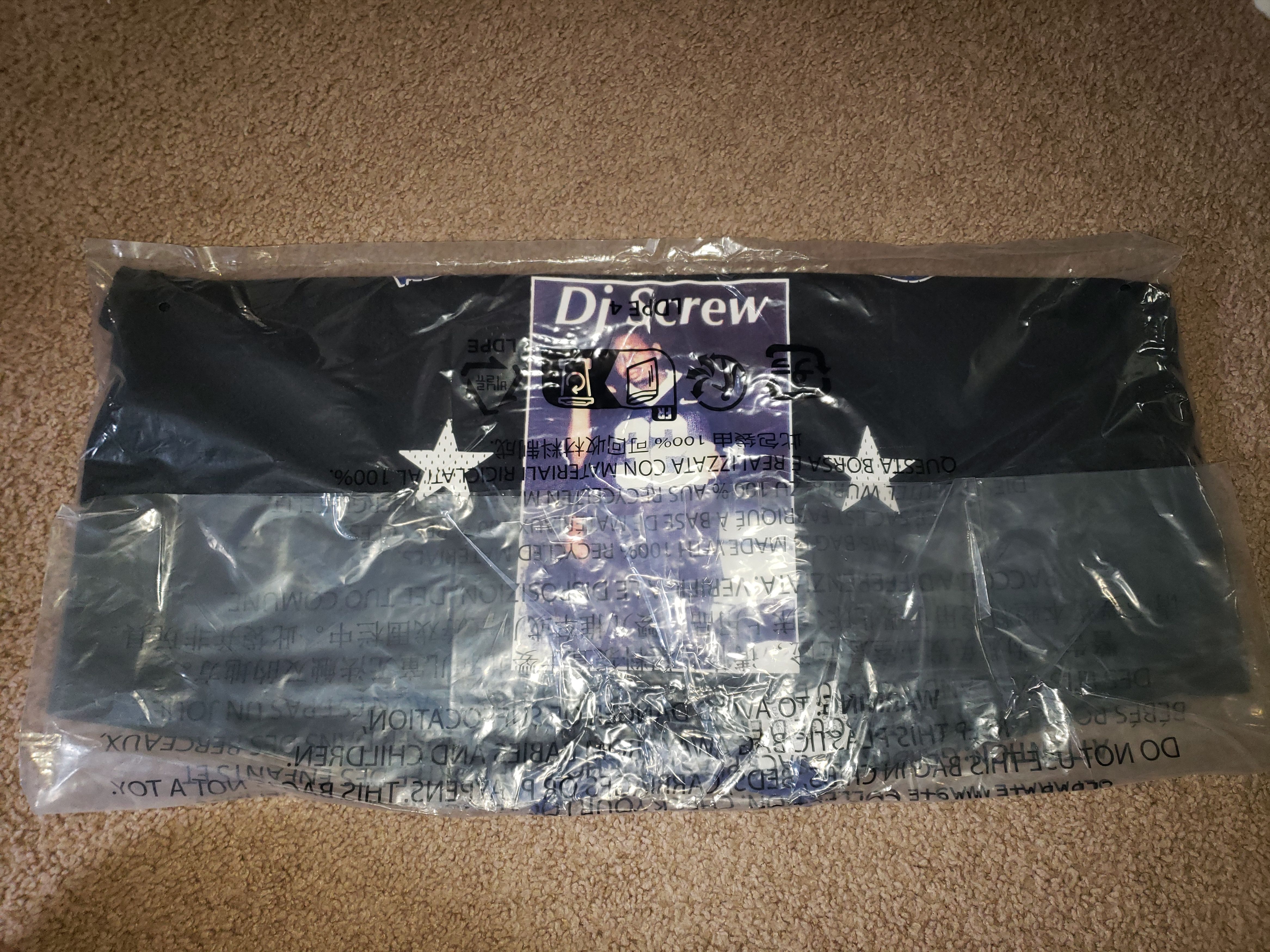 Supreme Supreme/DJ Screw Football Jersey Black and Purple Size US L / EU 52-54 / 3 - 2 Thumbnail