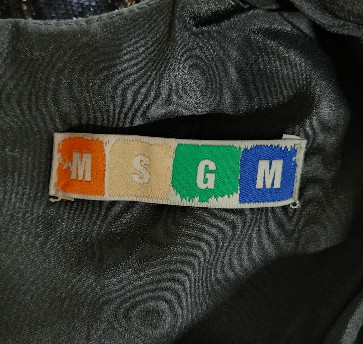 MSGM MSGM Glitter A-Line Dress – Midnight Blue, Size US2 / IT3 Size XS / US 0-2 / IT 36-38 - 2 Thumbnail