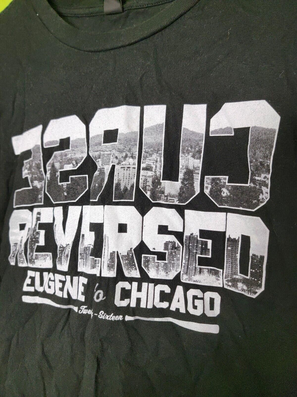 Designer Eugene Emeralds T-Shirt Curse Reversed Chicago Cubs Black Size ONE SIZE - 6 Thumbnail