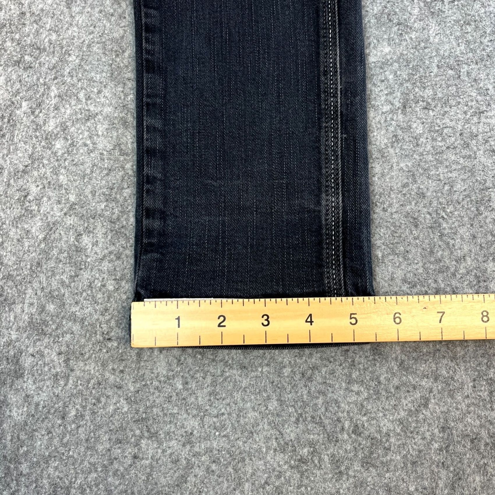 Vintage Armani Jeans Jeans Slim Skinny 28 32 UK10 Blue Low Rise AJ Sequin Spellout Womens Style: Skinny Baggy? Size 32" / US 10 / IT 46 - 3 Thumbnail