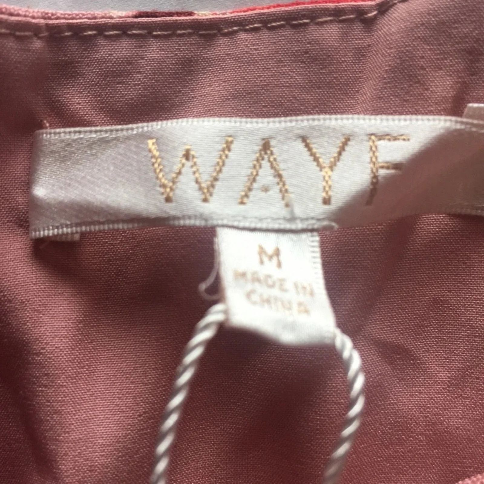 The Unbranded Brand WAYF Victoria knotted cami knee length dress, size medium Size M / US 6-8 / IT 42-44 - 3 Thumbnail