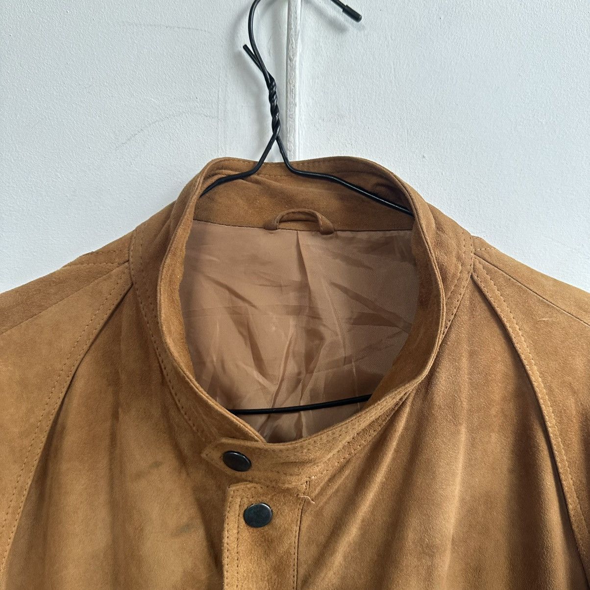 Other VINTAGE SUEDE LEATHER TRUCKER JACKET Size US M / EU 48-50 / 2 - 12 Thumbnail