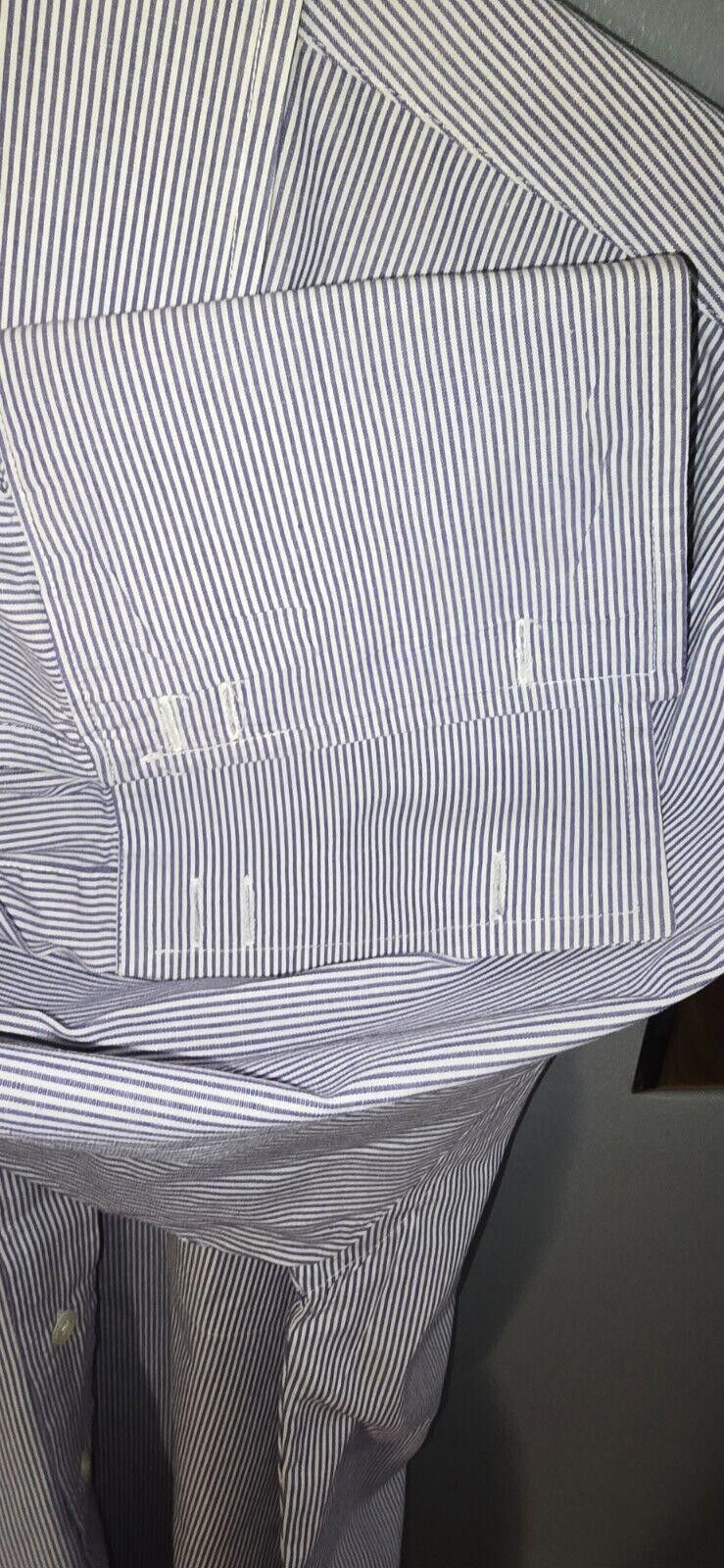 Dior Christian Dior Men’s 17-32/33 Dress Shirt Chemise French Size 38R - 7 Thumbnail