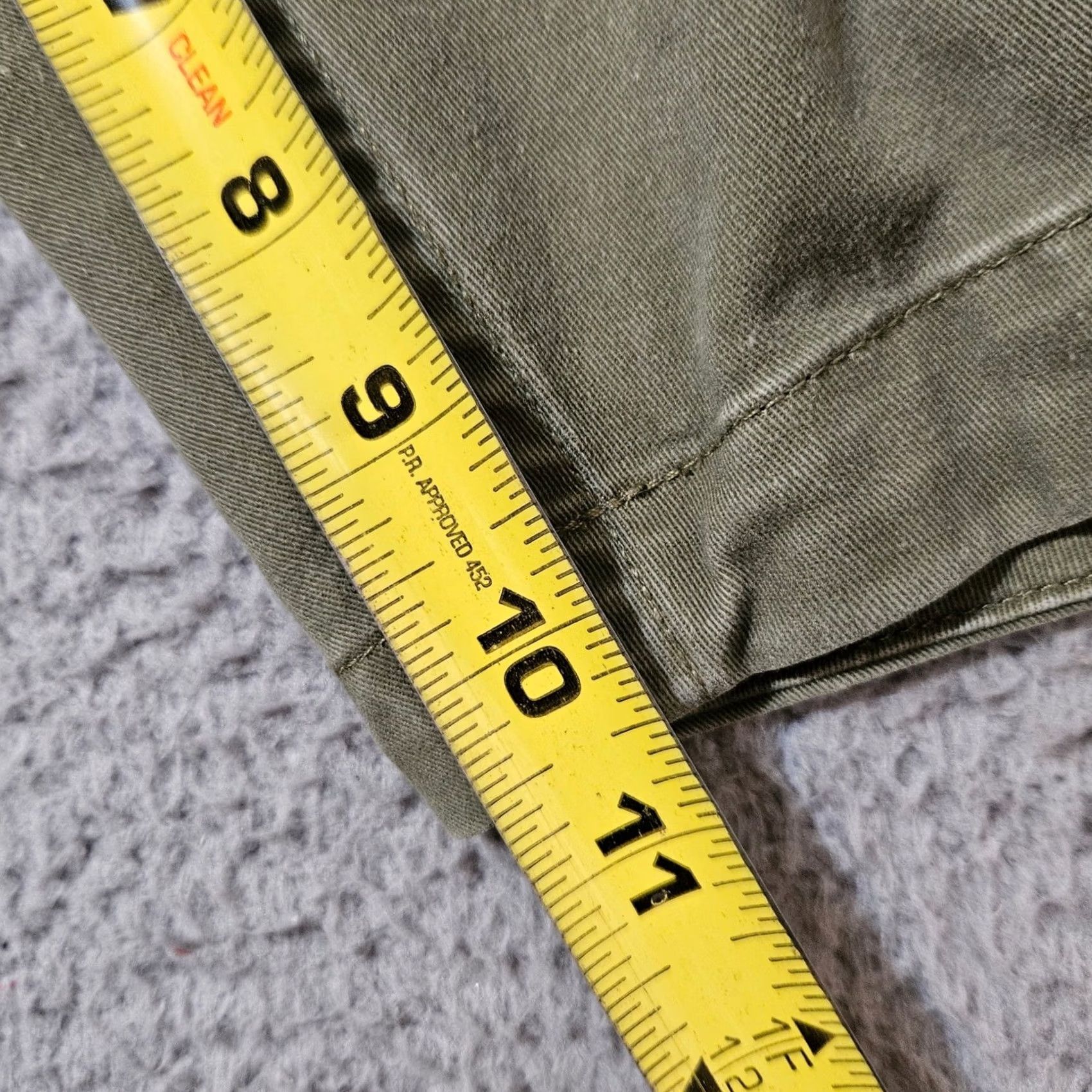 Duluth Trading Company Duluth Trading 40 GRIT Mens Navy Green Flex Twill Standard Cargo Shorts - Big & Tall - 42x10 Size US 42 / EU 58 - 6 Thumbnail