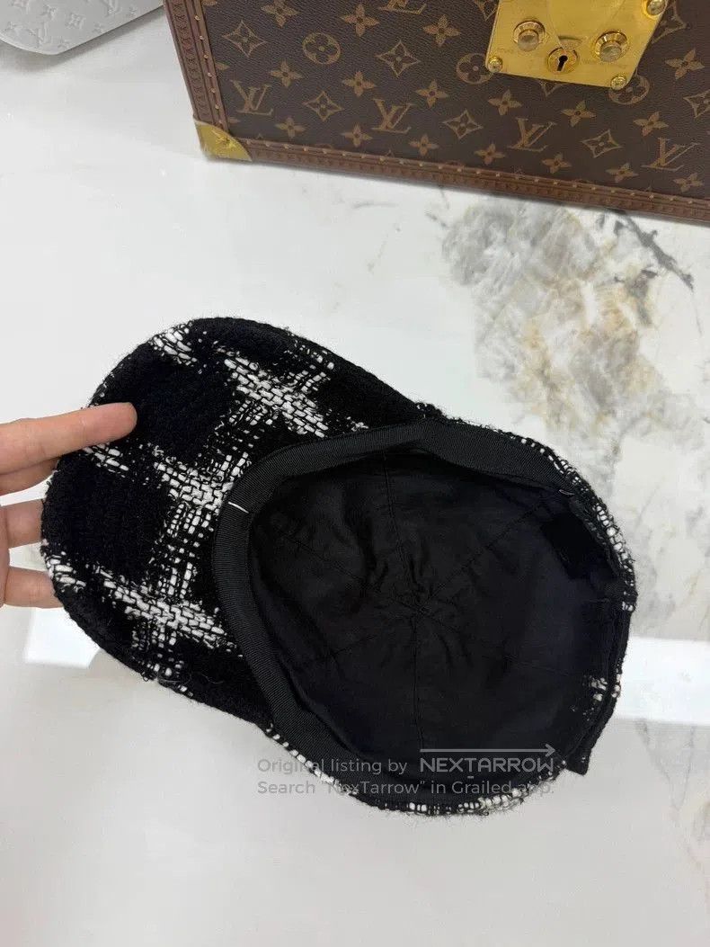 Chanel Chanel Tweed Logo Baseball Cap. Size ONE SIZE - 4 Thumbnail