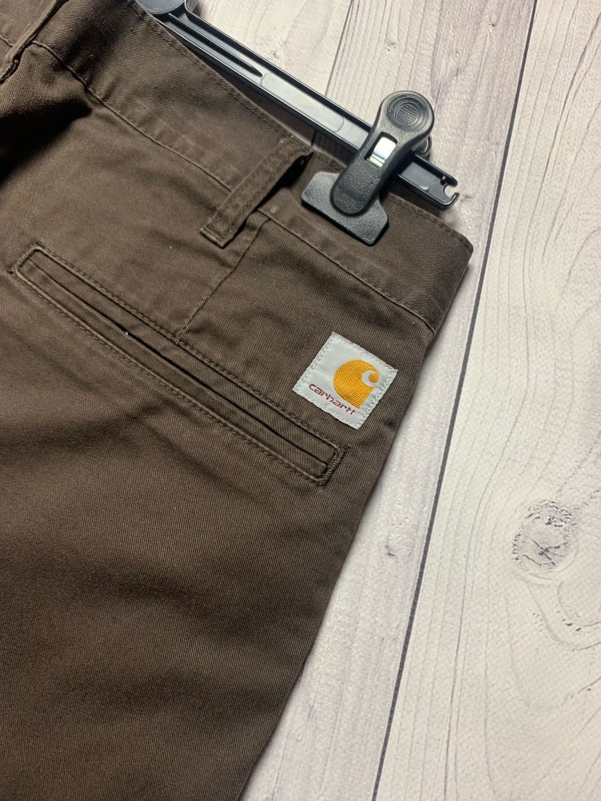 Carhartt Carhartt brown shorts logo Size 31 Size US 31 - 3 Thumbnail