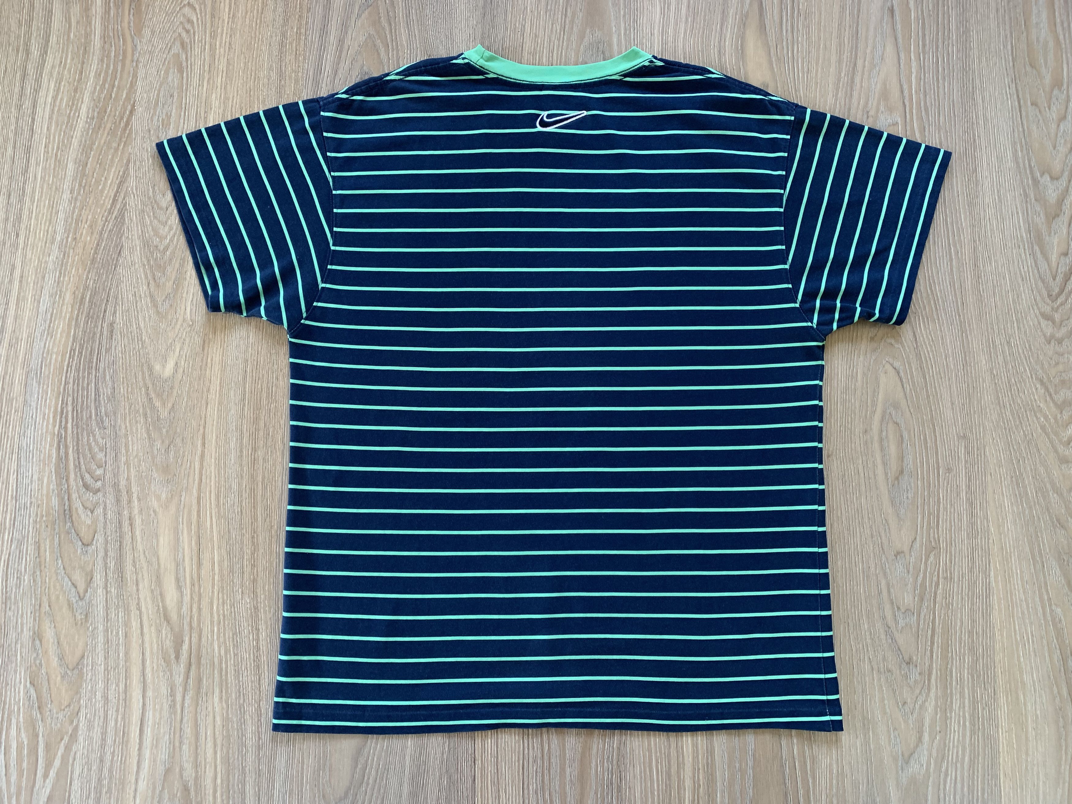 Nike × Vintage The Nike Tee Stripe Cotton T Shirt 2023 Size US L / EU 52-54 / 3 - 3 Thumbnail