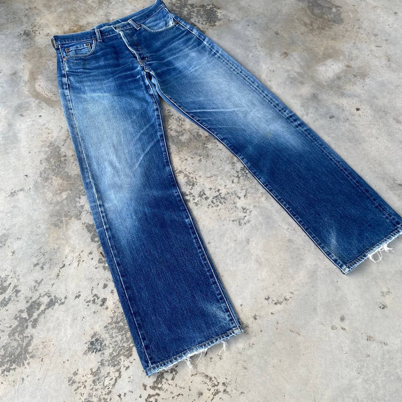 Levi's Vintage Clothing Vintage Levi’s 503BXX 90's Selvedge Denim Big E Repro 1950s Size US 29 - 3 Thumbnail
