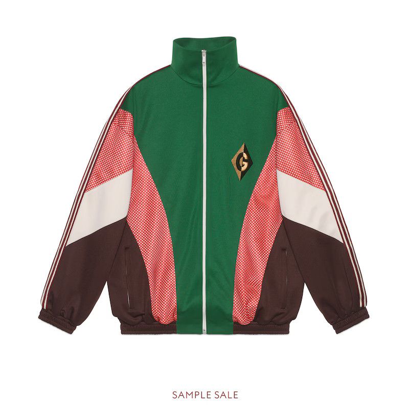 Gucci Gucci Green G Rhombus Patch Zip Jacket Size US S / EU 44-46 / 1 - 1 Thumbnail
