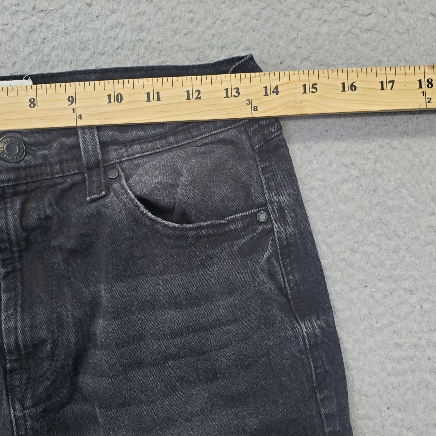 Vintage Kensie Women 6 Jeans Black Denim The Mila Hi-Rise Straight 5-Pocket Stretch Vintage: No Size 6 Wom ens? Size 28" / US 6 / IT 42 - 6 Thumbnail