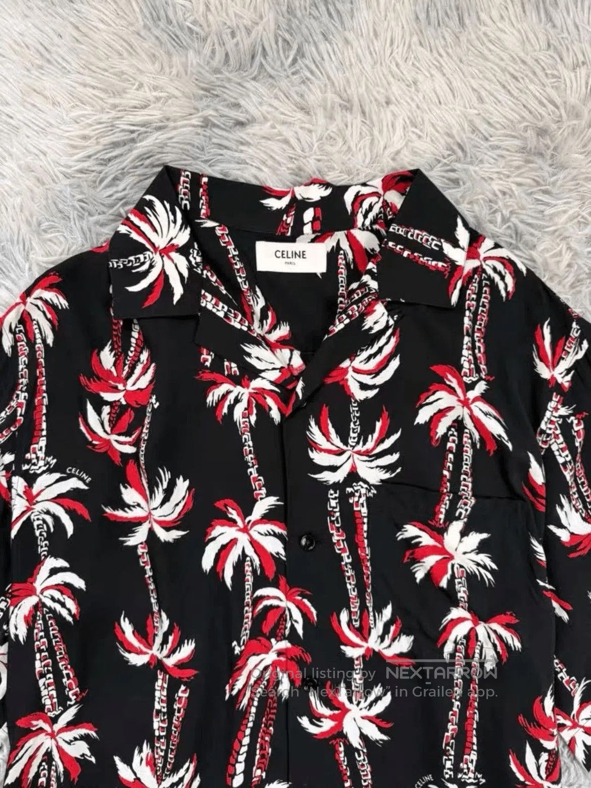 Celine Sz 38 Celine 23SS Palm Tree Hawaii Shirt. Size US M / EU 48-50 / 2 - 3 Thumbnail