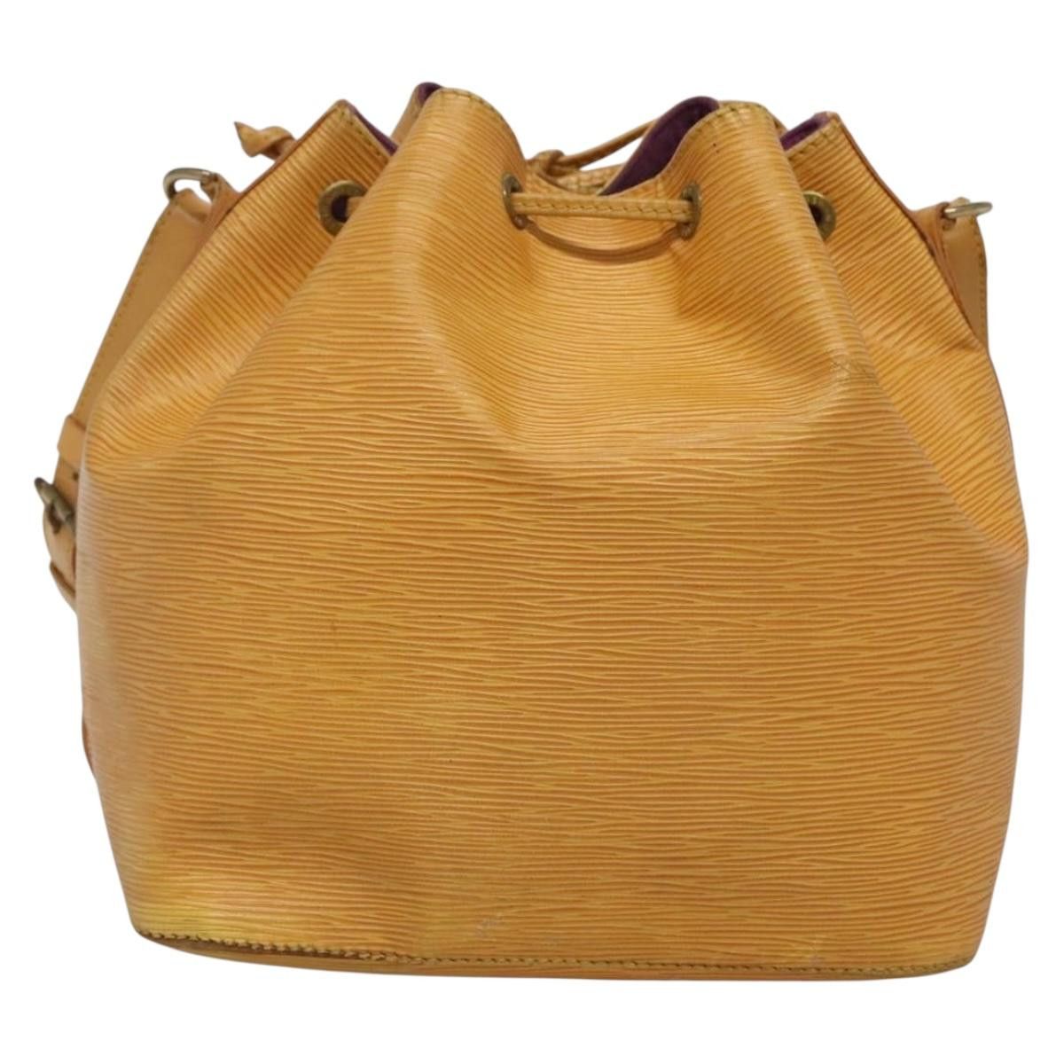 Louis Vuitton LOUIS VUITTON Epi Petit Noe Shoulder Bag Yellow M44109 Size ONE SIZE - 3 Thumbnail