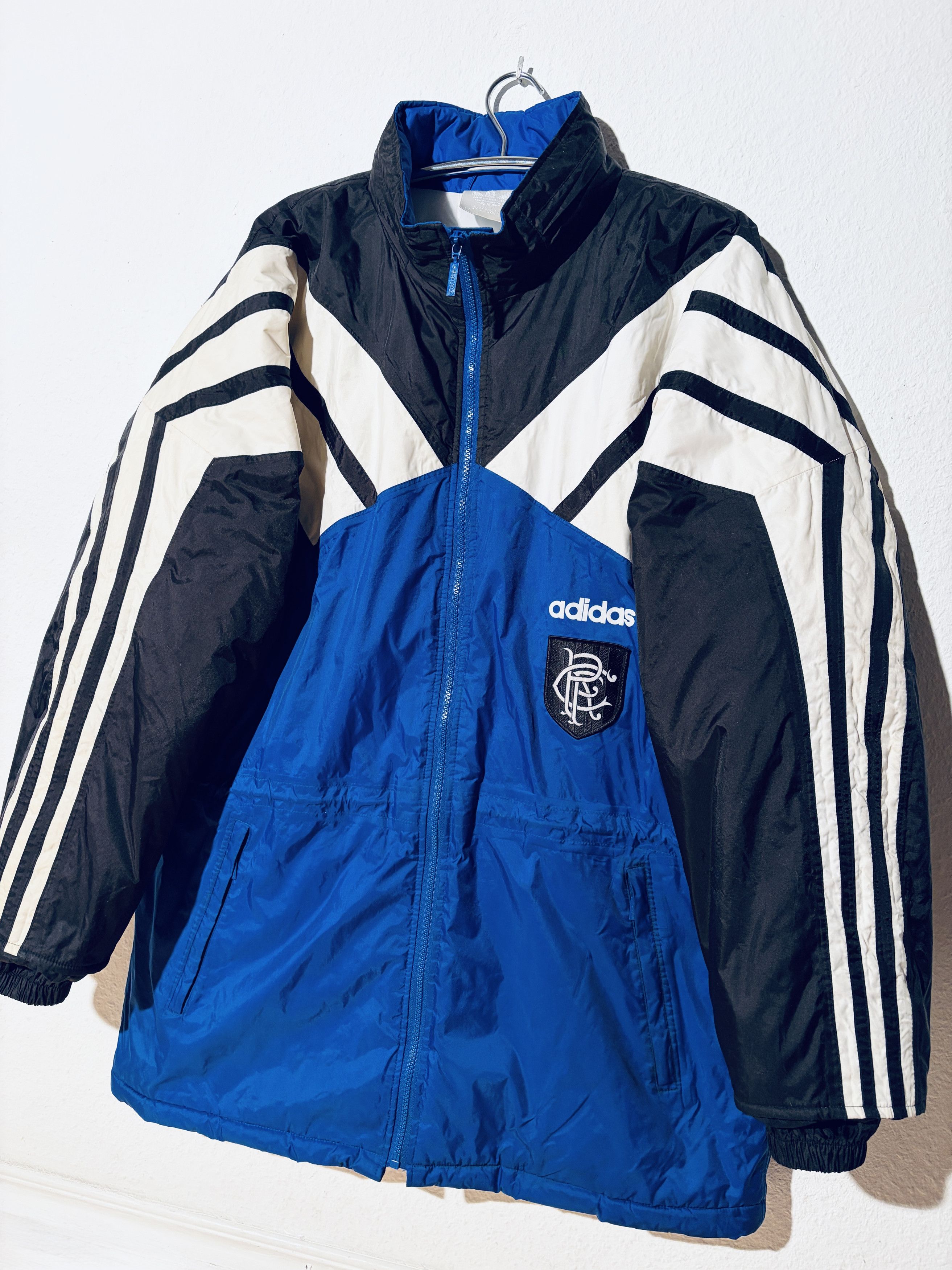 Adidas Rangers Manager´s Bench Coat 1995 / 1996 Size US XL / EU 56 / 4 - 2 Thumbnail