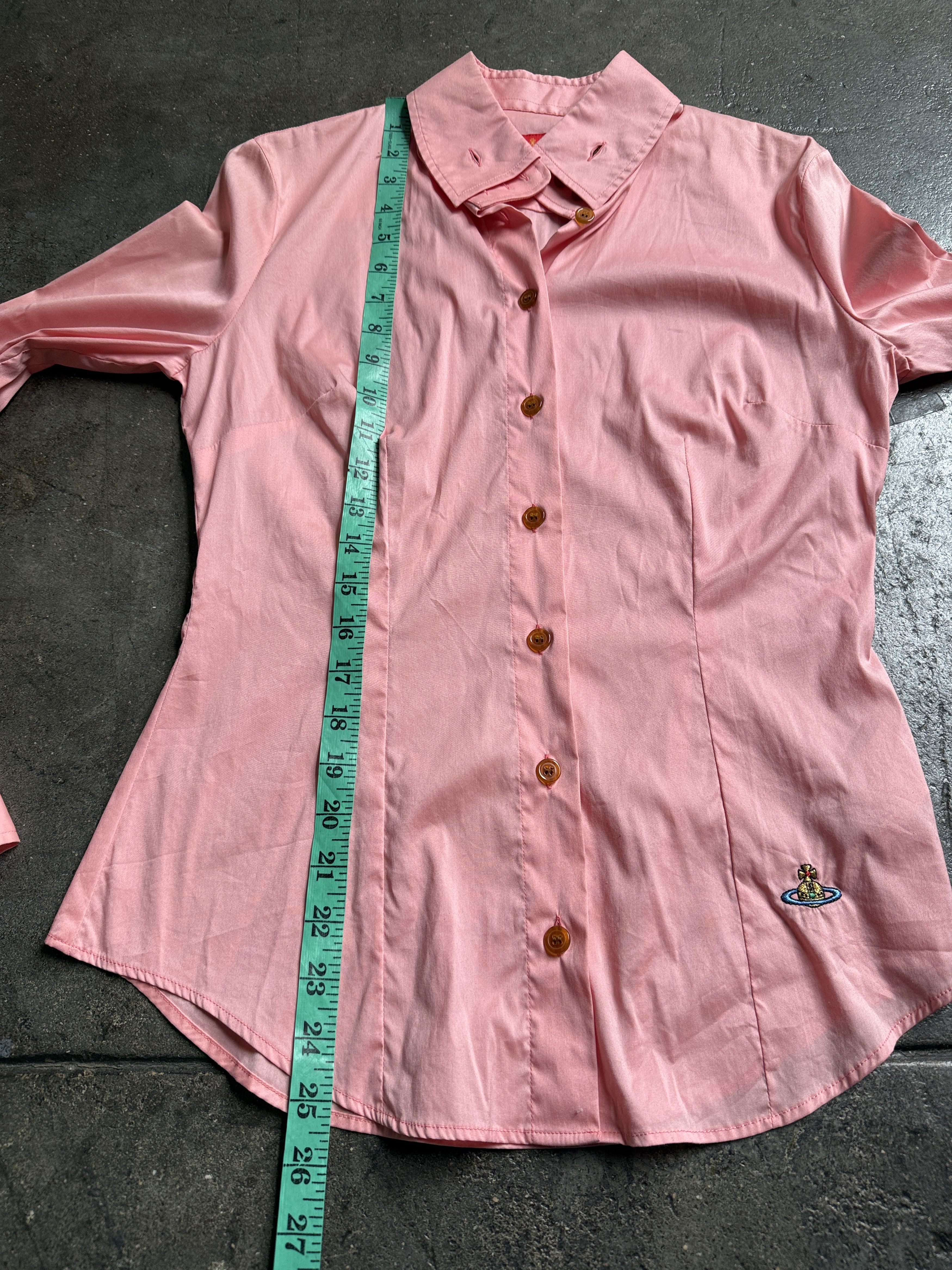 Vivienne Westwood Brand New 2016 RED LABEL pink tailored shirt w/ orb Size M / US 6-8 / IT 42-44 - 14 Thumbnail