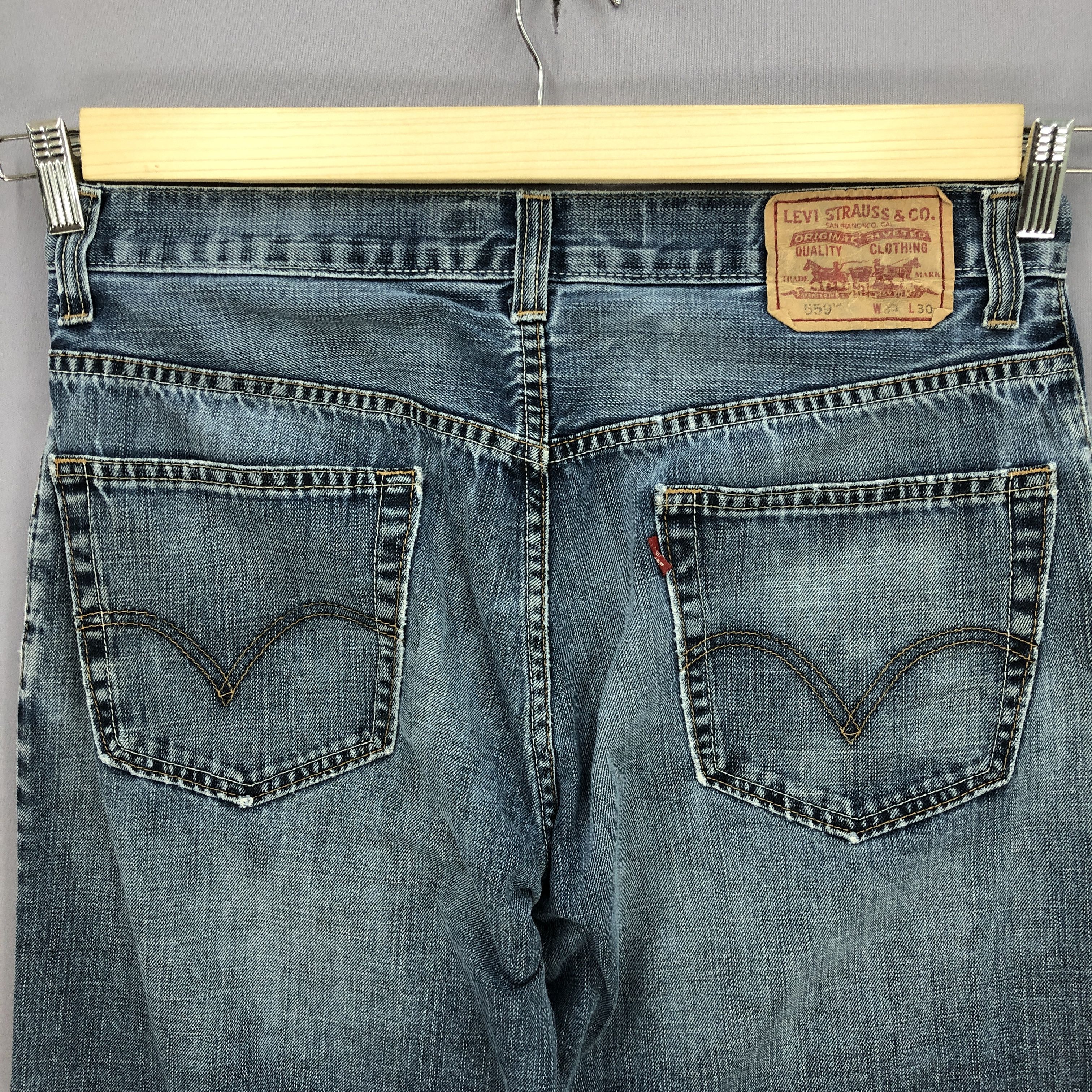 Levi's × Vintage Vintage Levis Jeans Levi's 559 Blue Wash Denim Pants Size US 34 / EU 50 - 6 Thumbnail