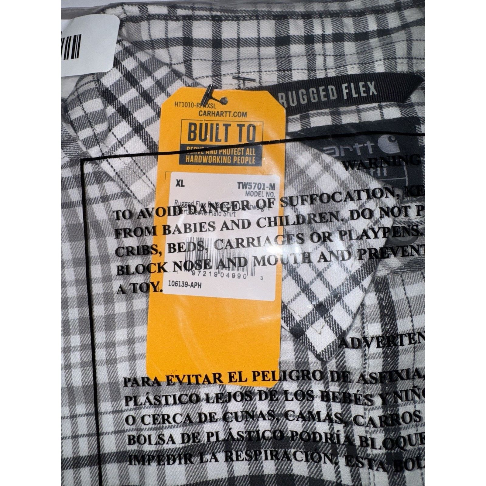 Carhartt NWT Carhartt Mens Shirt Rugged Flex Short Sleeve XL Gray Size US XL / EU 56 / 4 - 5 Thumbnail