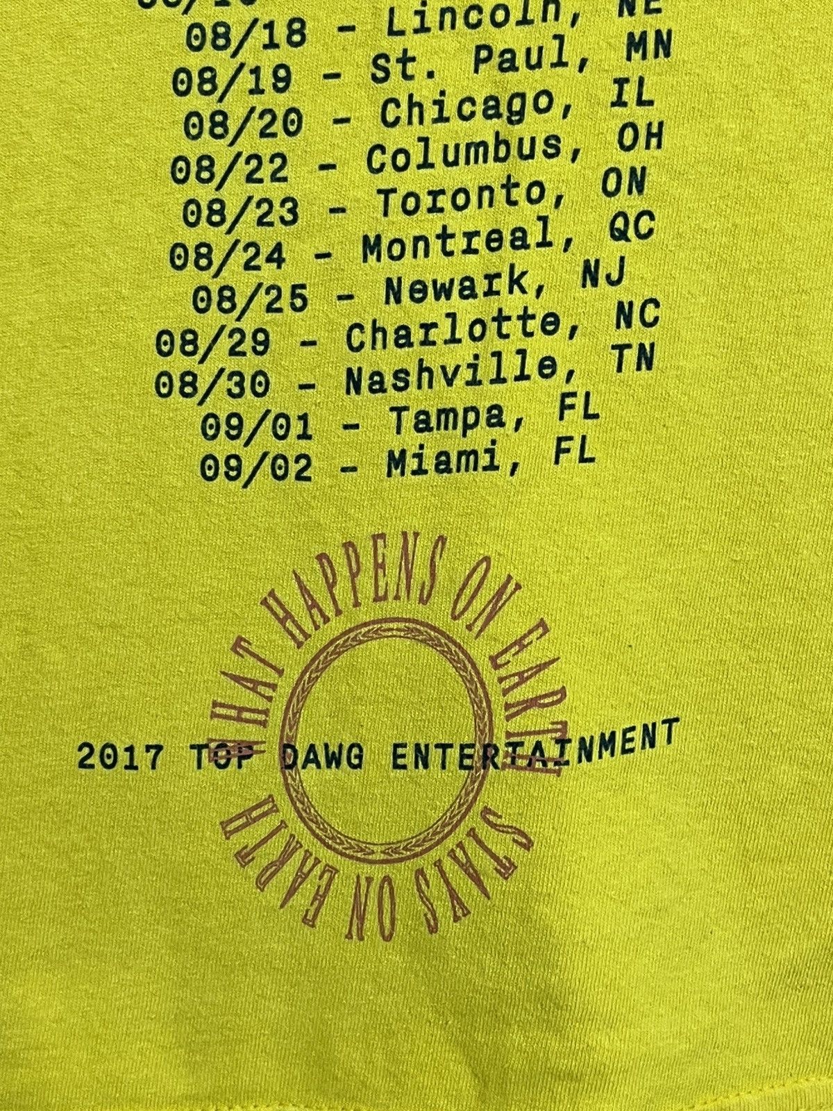 Band Tees KENDRICK LAMAR DAMN COACHELLA MERCH 2017 RAP T SHIRT Size US S / EU 44-46 / 1 - 5 Thumbnail