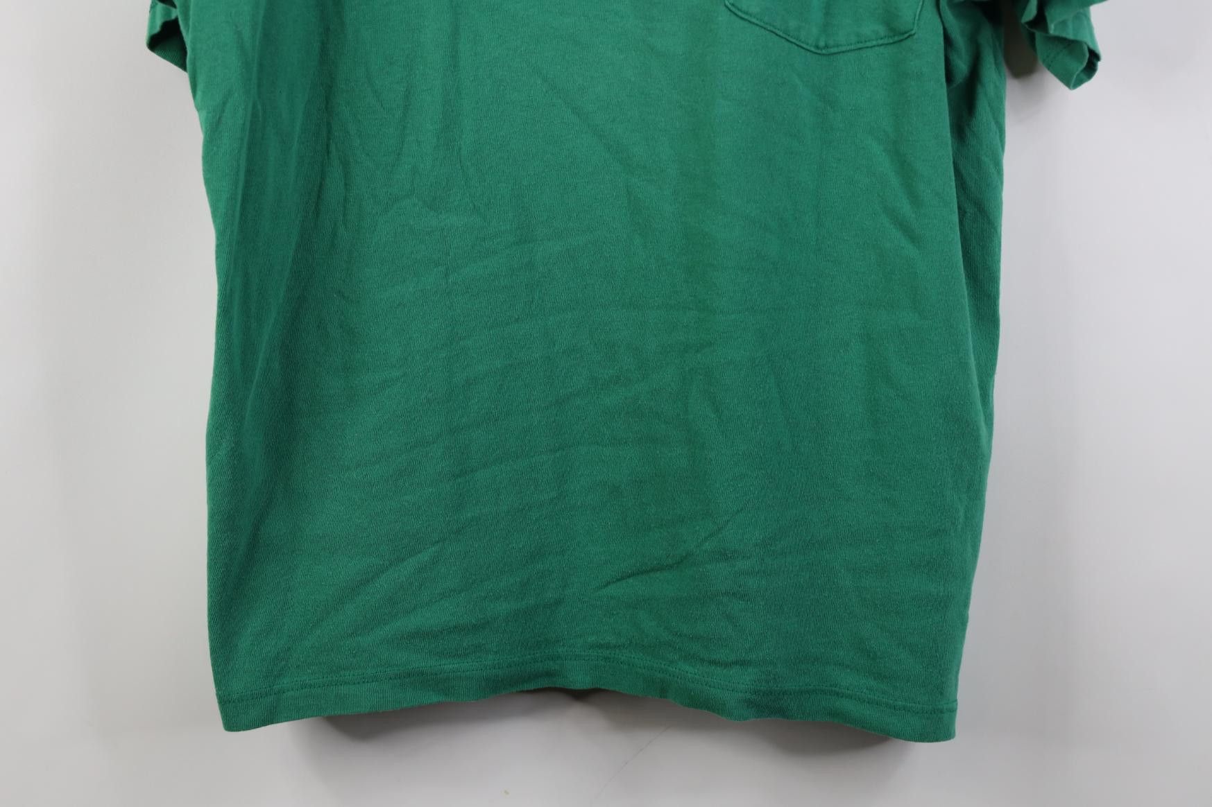 Polo Ralph Lauren Vintage 90s Chaps Ralph Lauren Pocket T-Shirt Green USA Size US L / EU 52-54 / 3 - 3 Thumbnail