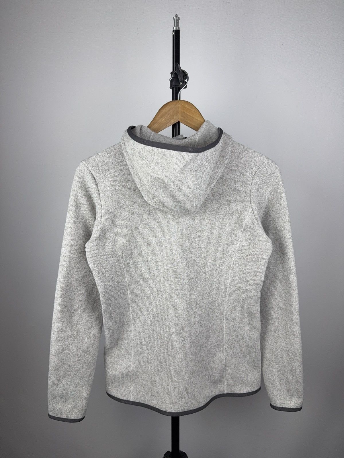 Salomon Salomon Women’s Gray Fleece Hoodie Jacket Size S Size S / US 4 / IT 40 - 8 Thumbnail