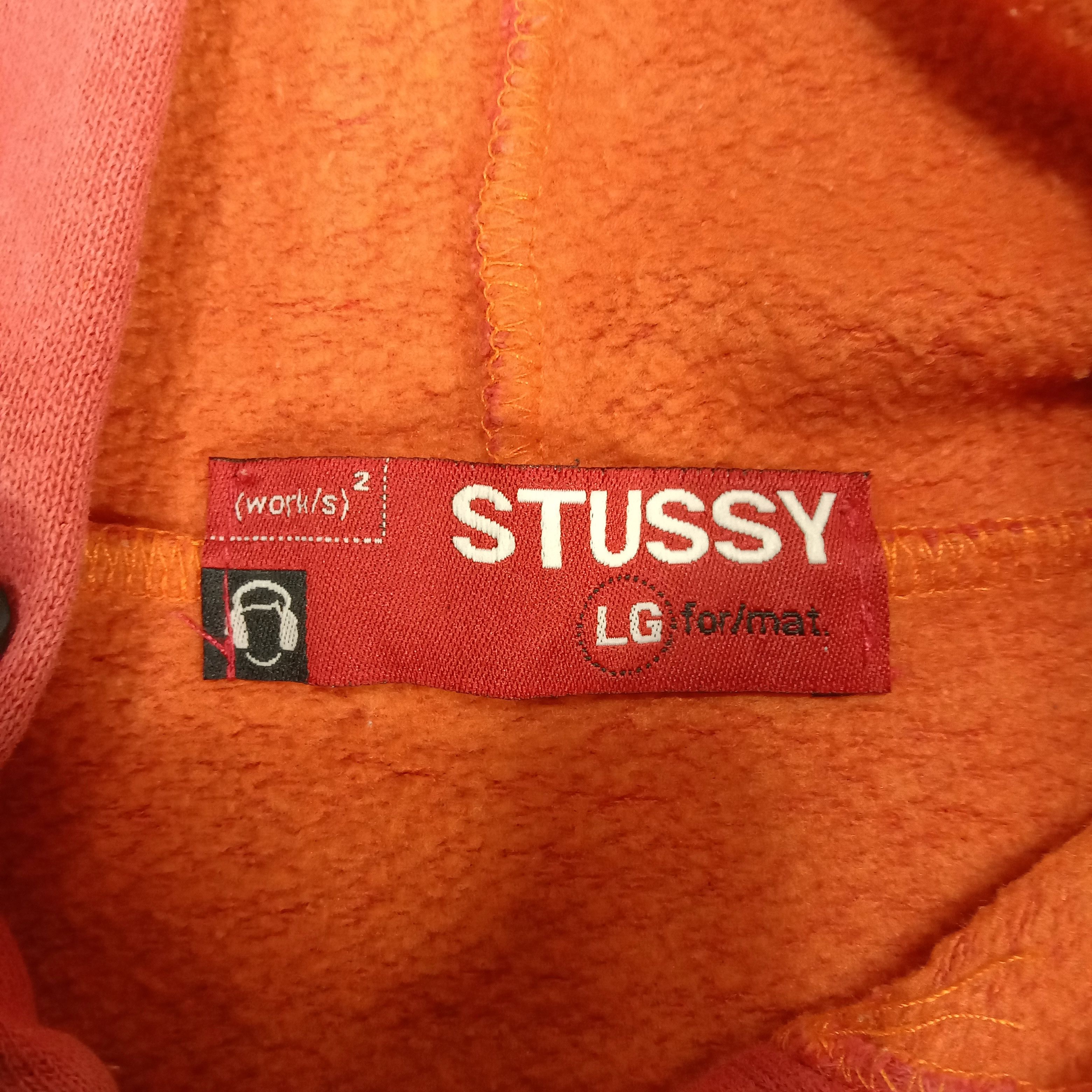 Stussy × Vintage Stussy American Style Big Logo Baggy Hoodies Size US XL / EU 56 / 4 - 6 Thumbnail